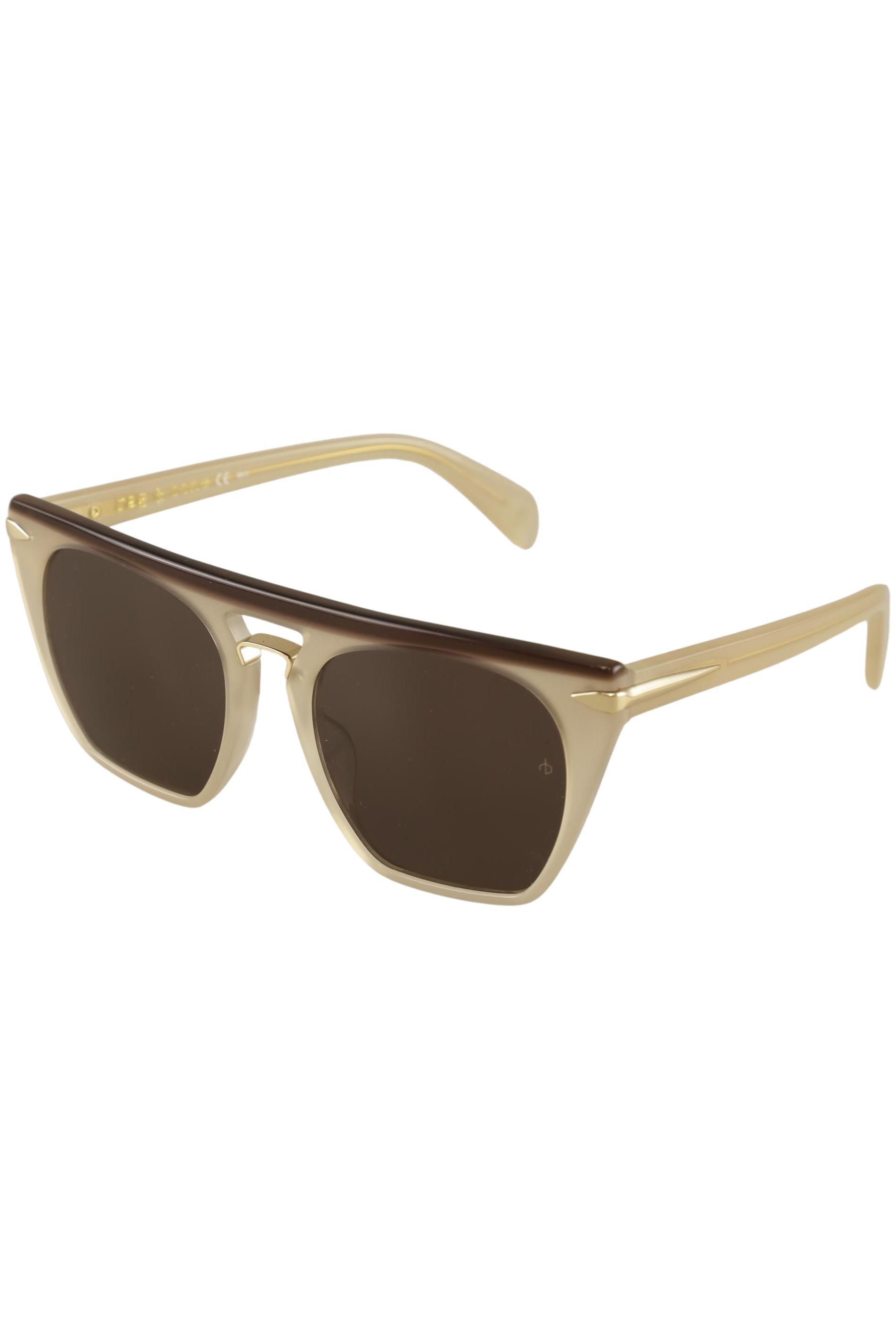 

rag & bone Damen Sonnenbrille, beige, Gr.