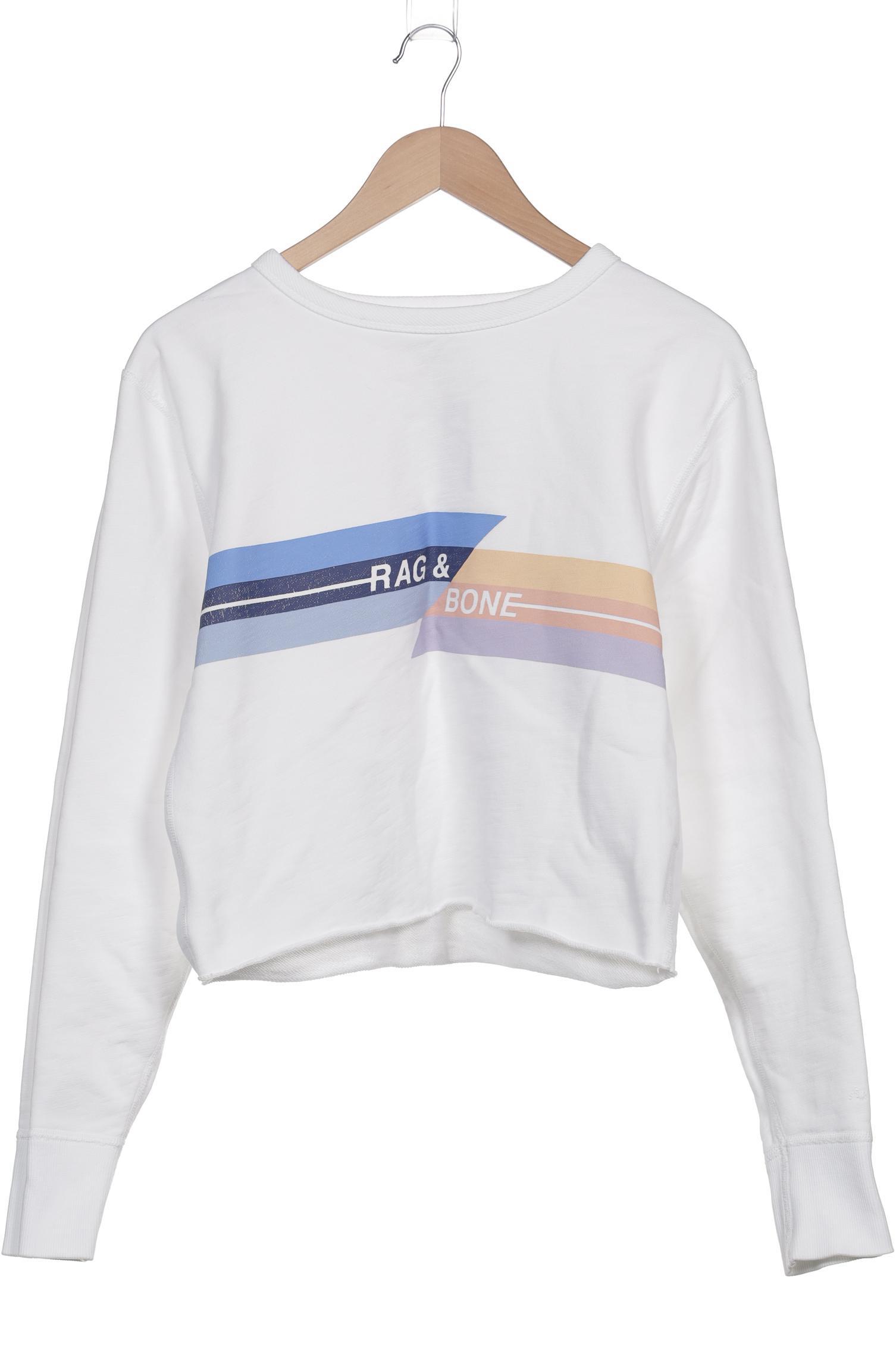 

rag & bone Damen Sweatshirt, weiß, Gr. 36