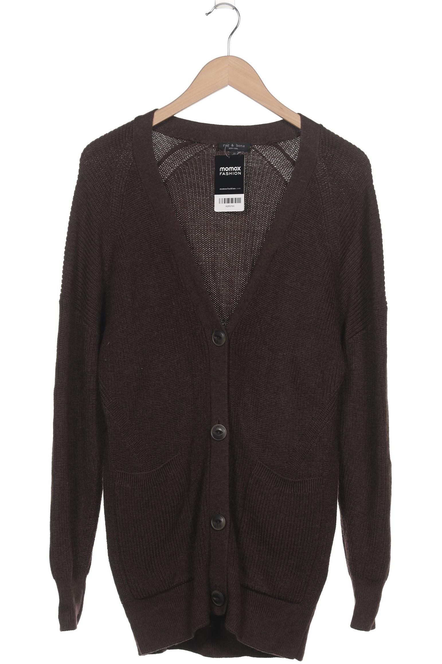 

rag & bone Damen Strickjacke, braun, Gr. 34