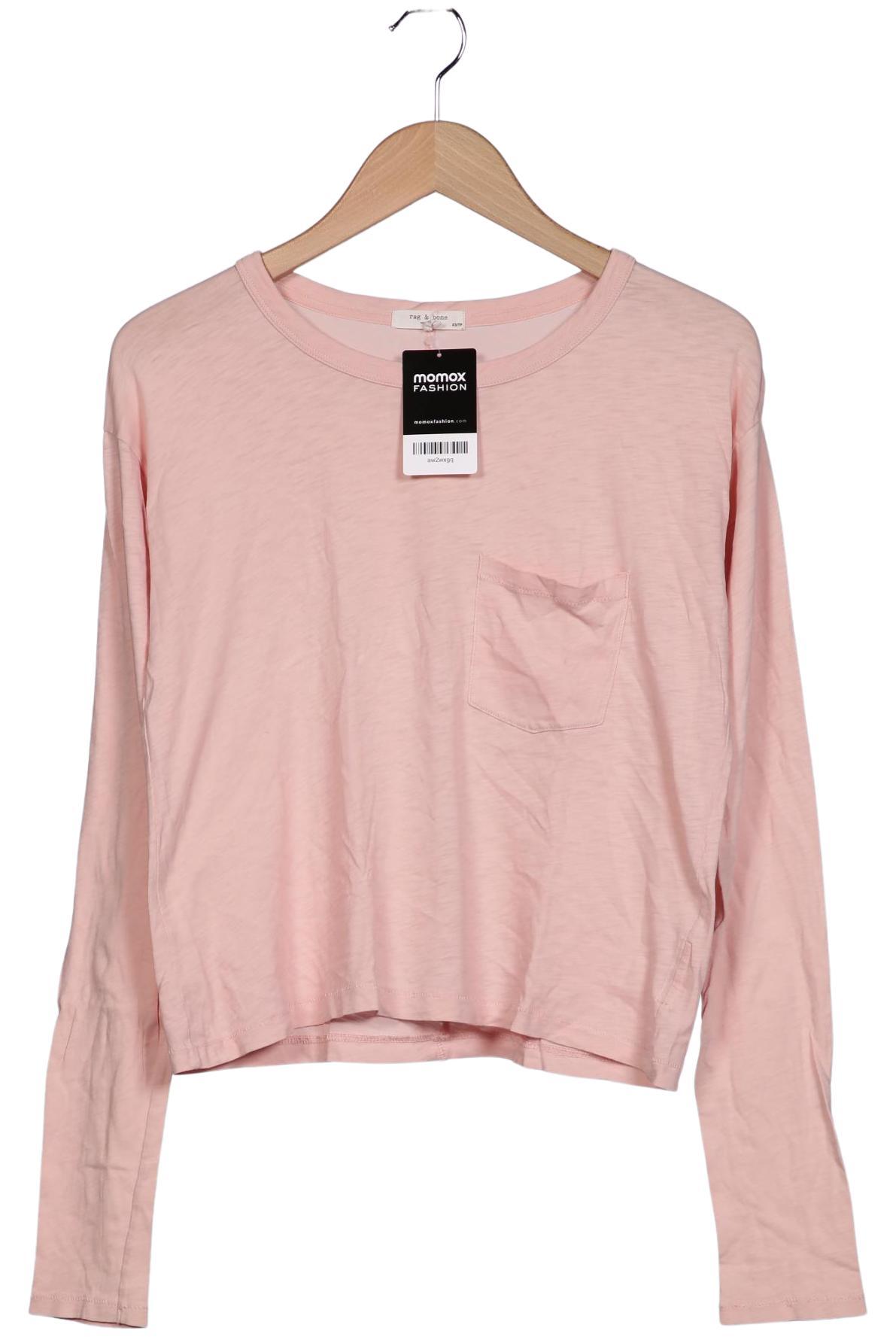 

rag & bone Damen Langarmshirt, pink, Gr. 34