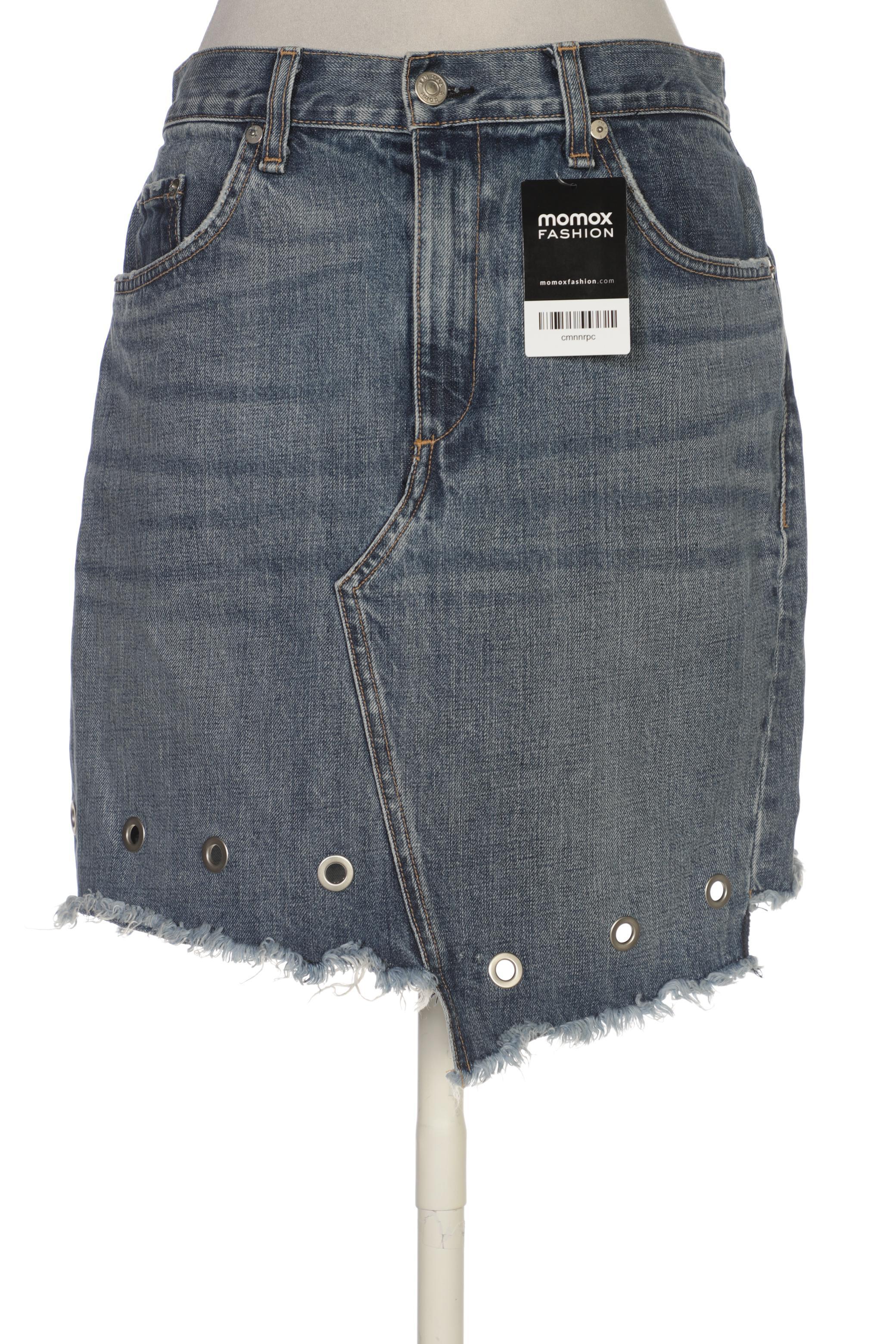 

rag & bone Damen Rock, blau, Gr. 30