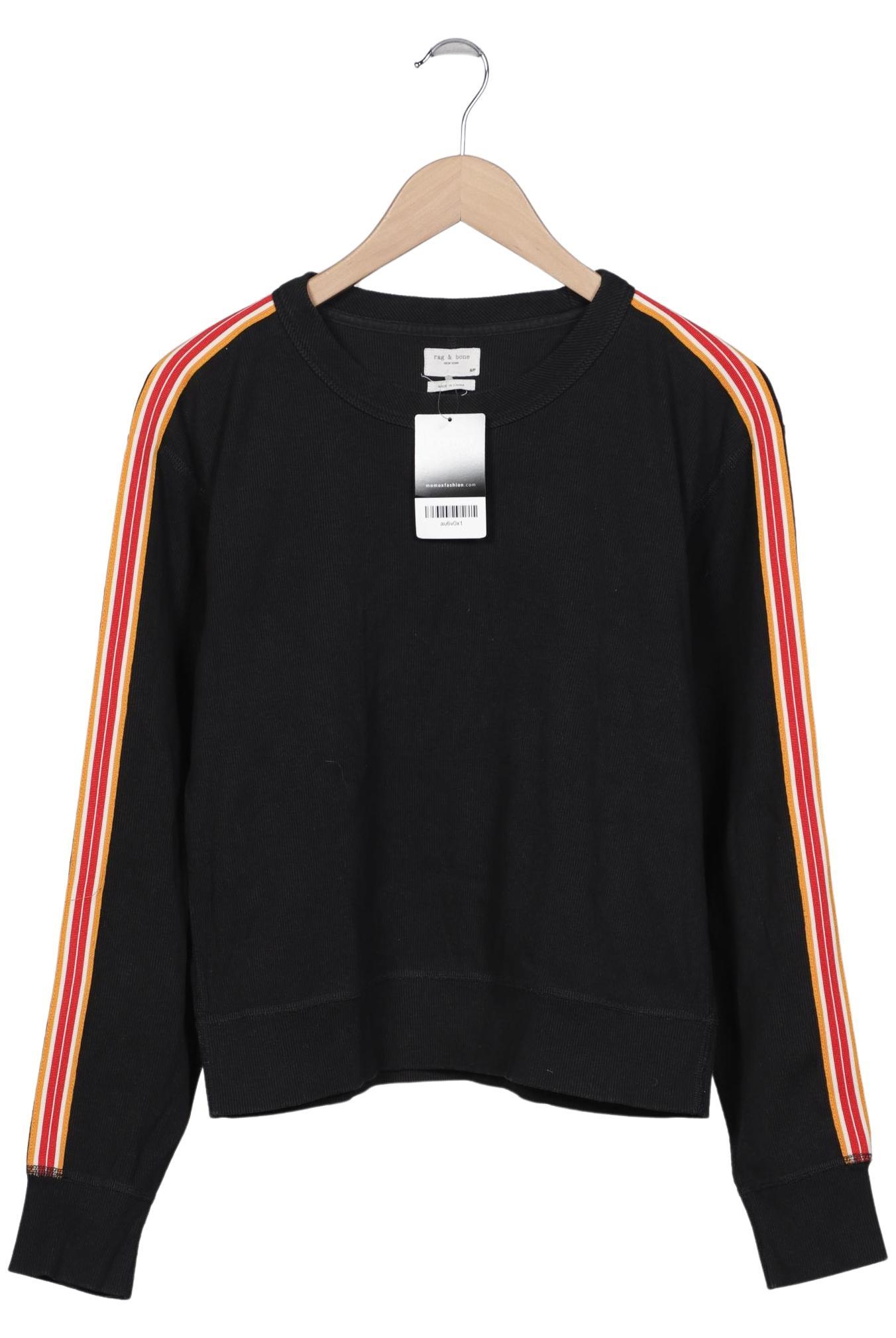 

rag & bone Damen Sweatshirt, schwarz, Gr. 36