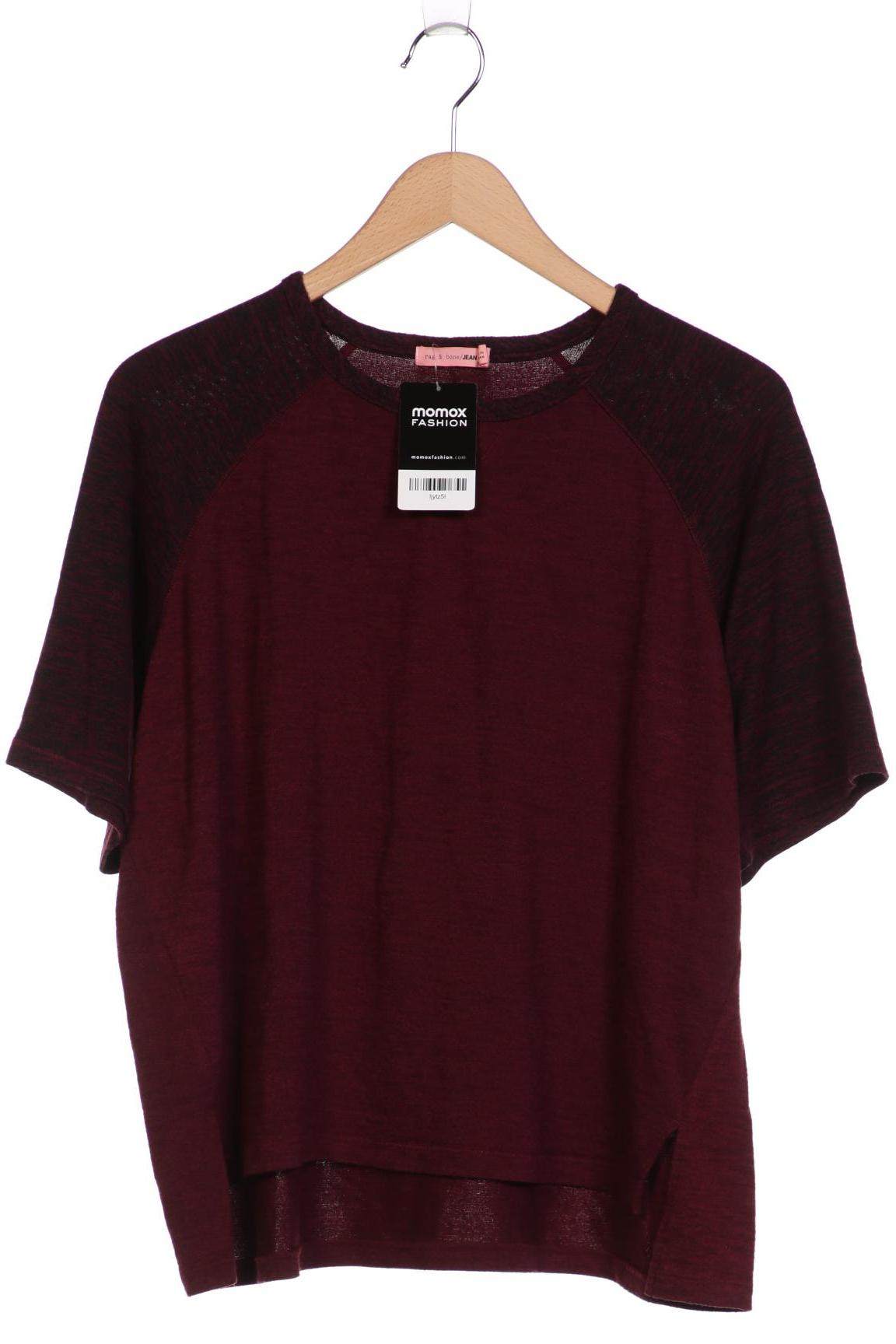 

rag & bone Damen T-Shirt, bordeaux, Gr. 36