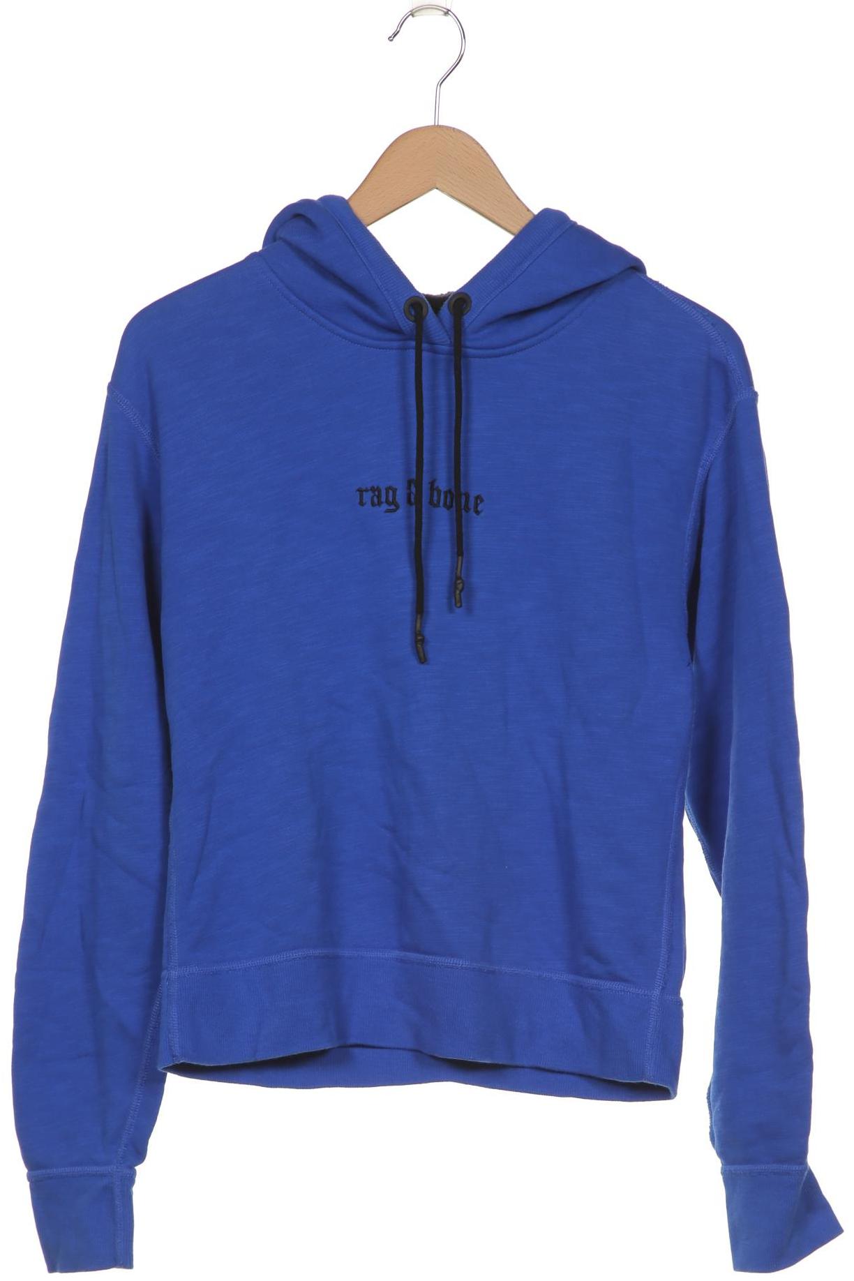 

rag & bone Damen Kapuzenpullover, blau