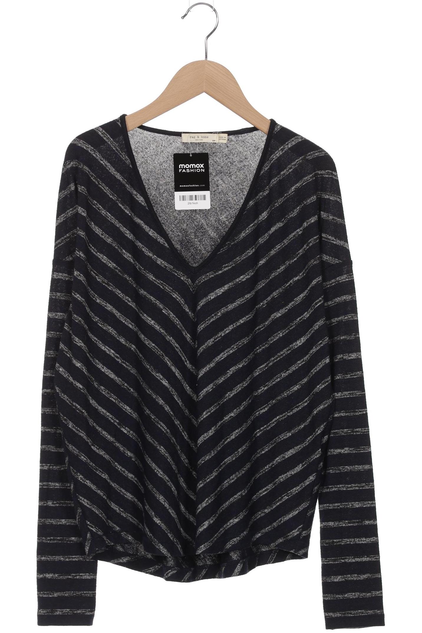 

rag & bone Damen Langarmshirt, marineblau, Gr. 36