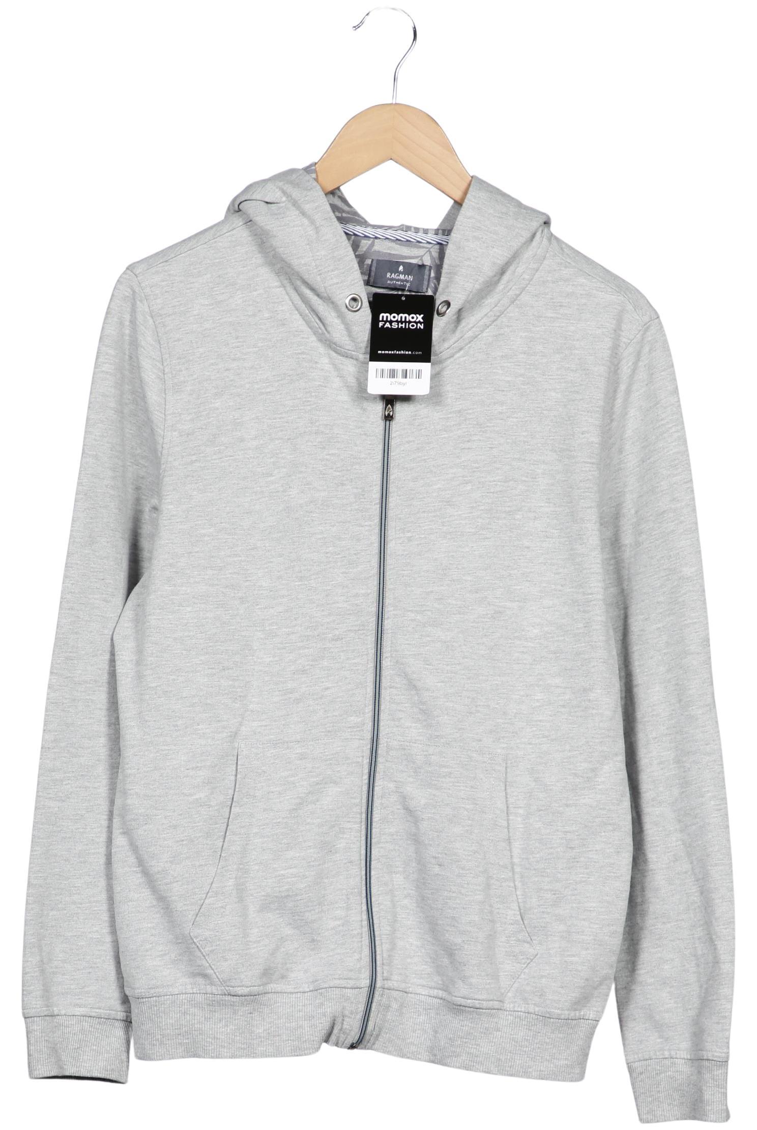 Thumbnail - ragman Herren Kapuzenpullover, grau, Gr. 48