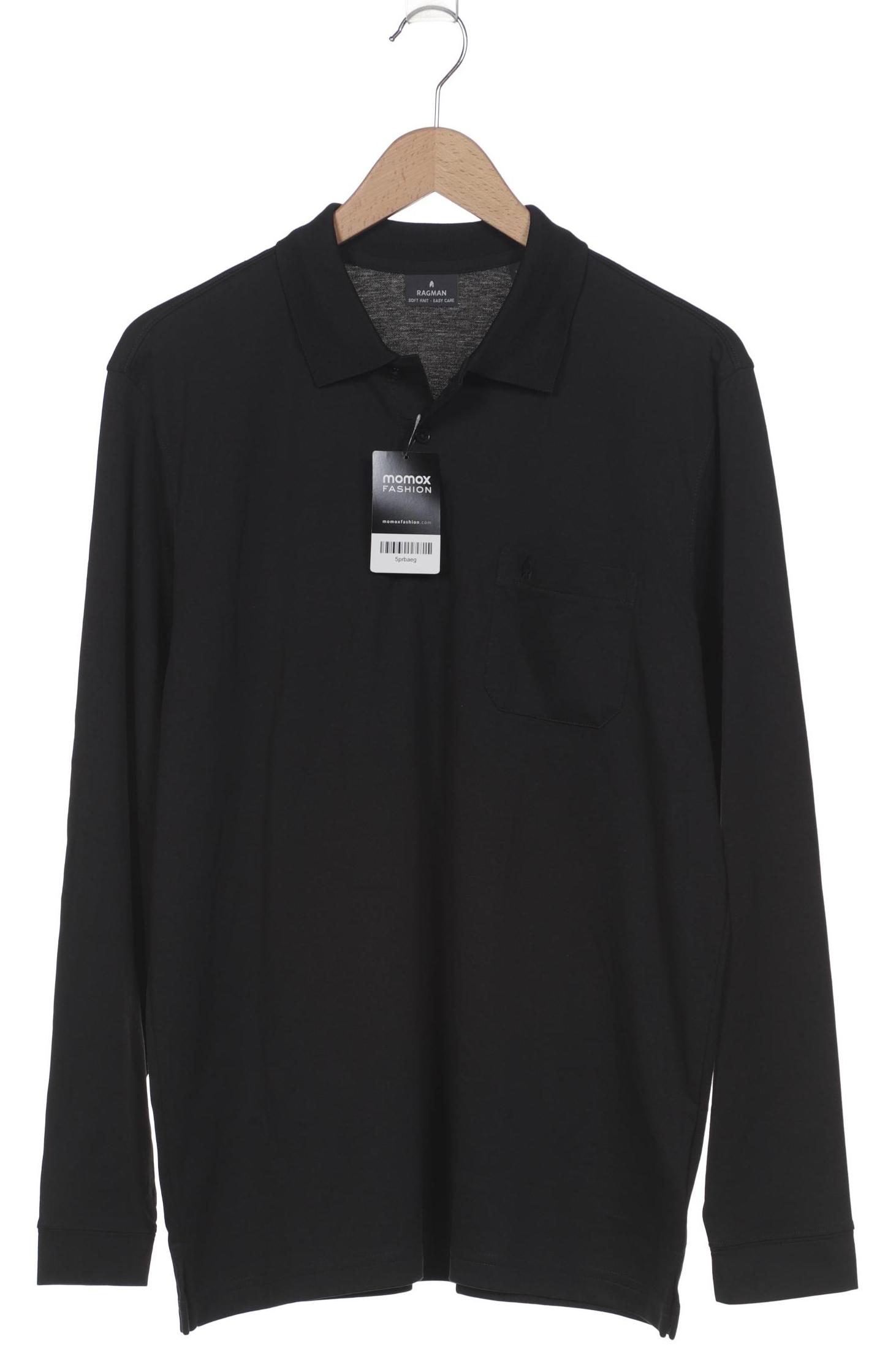 

ragman Herren Langarmshirt, schwarz, Gr. 52