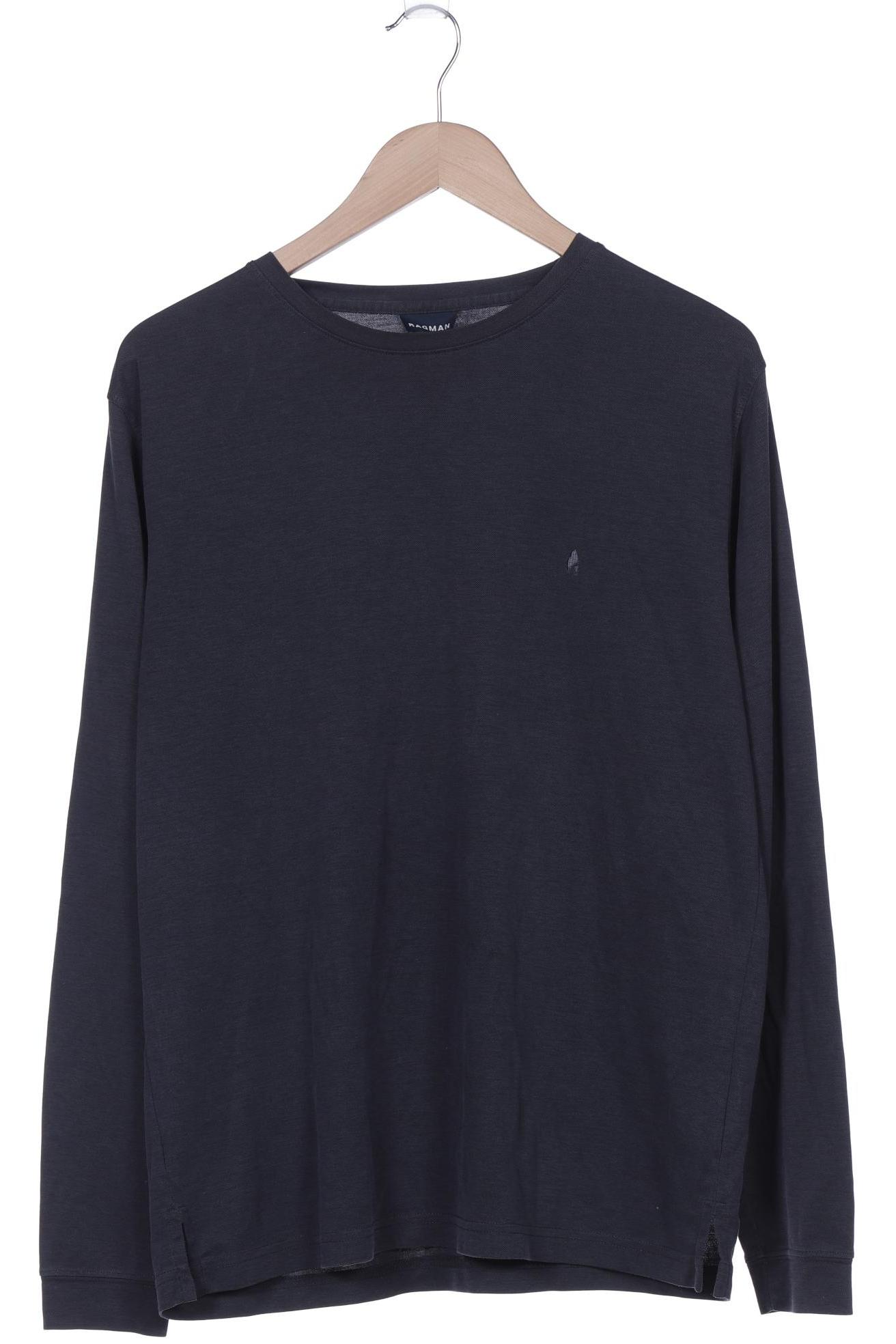 

ragman Herren Langarmshirt, marineblau, Gr. 52