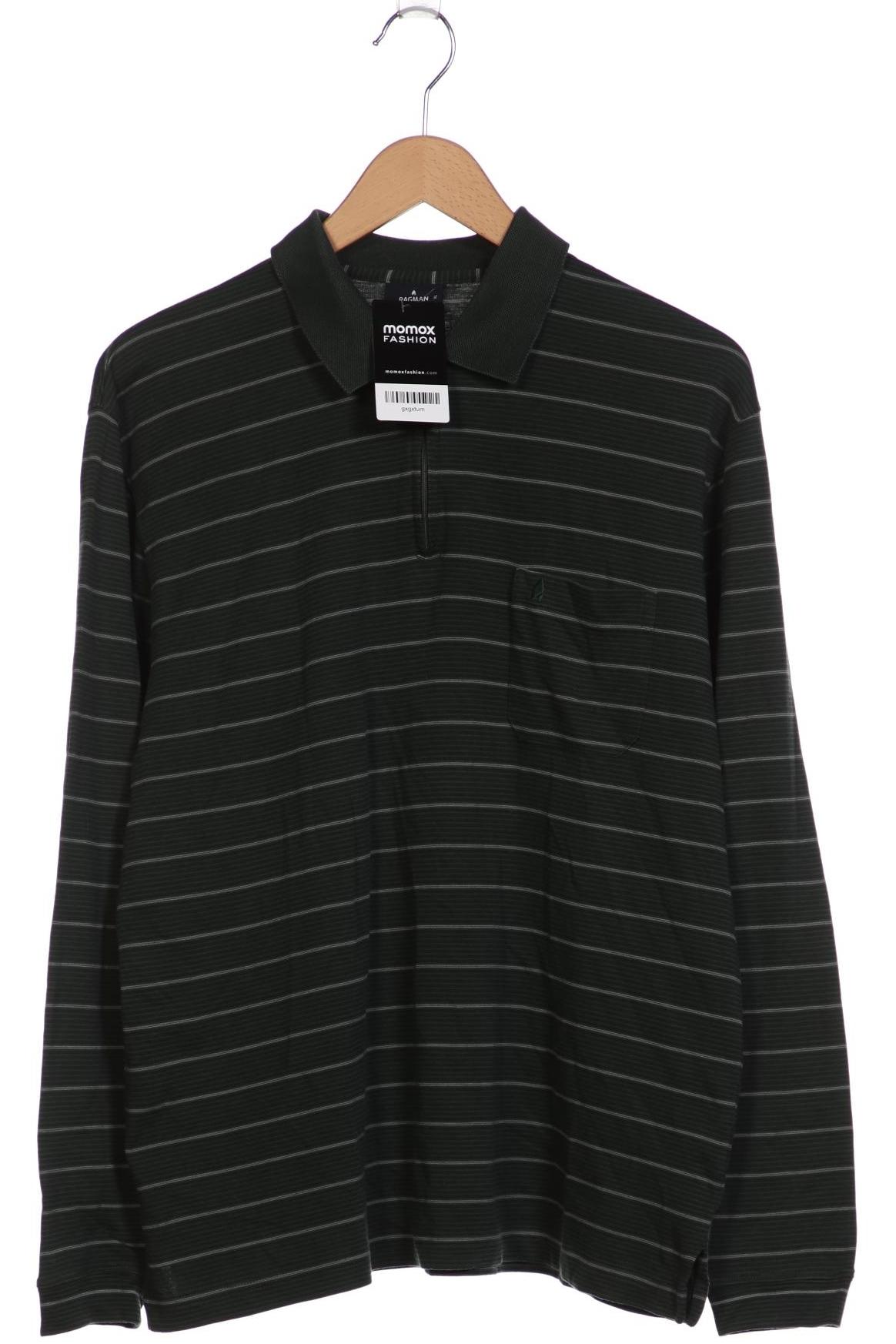 

ragman Herren Langarmshirt, türkis, Gr. 54
