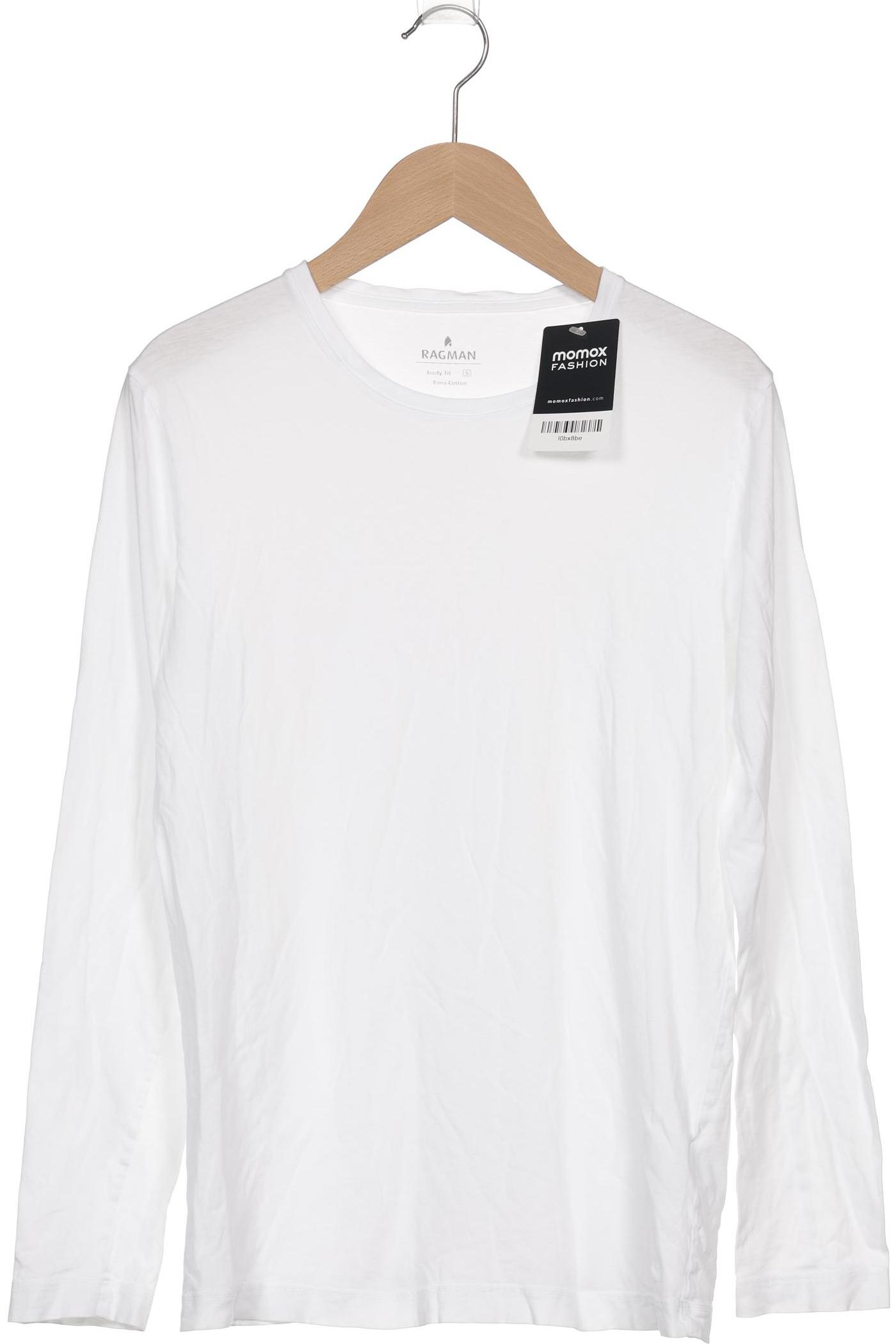 

ragman Herren Langarmshirt, weiß, Gr. 46