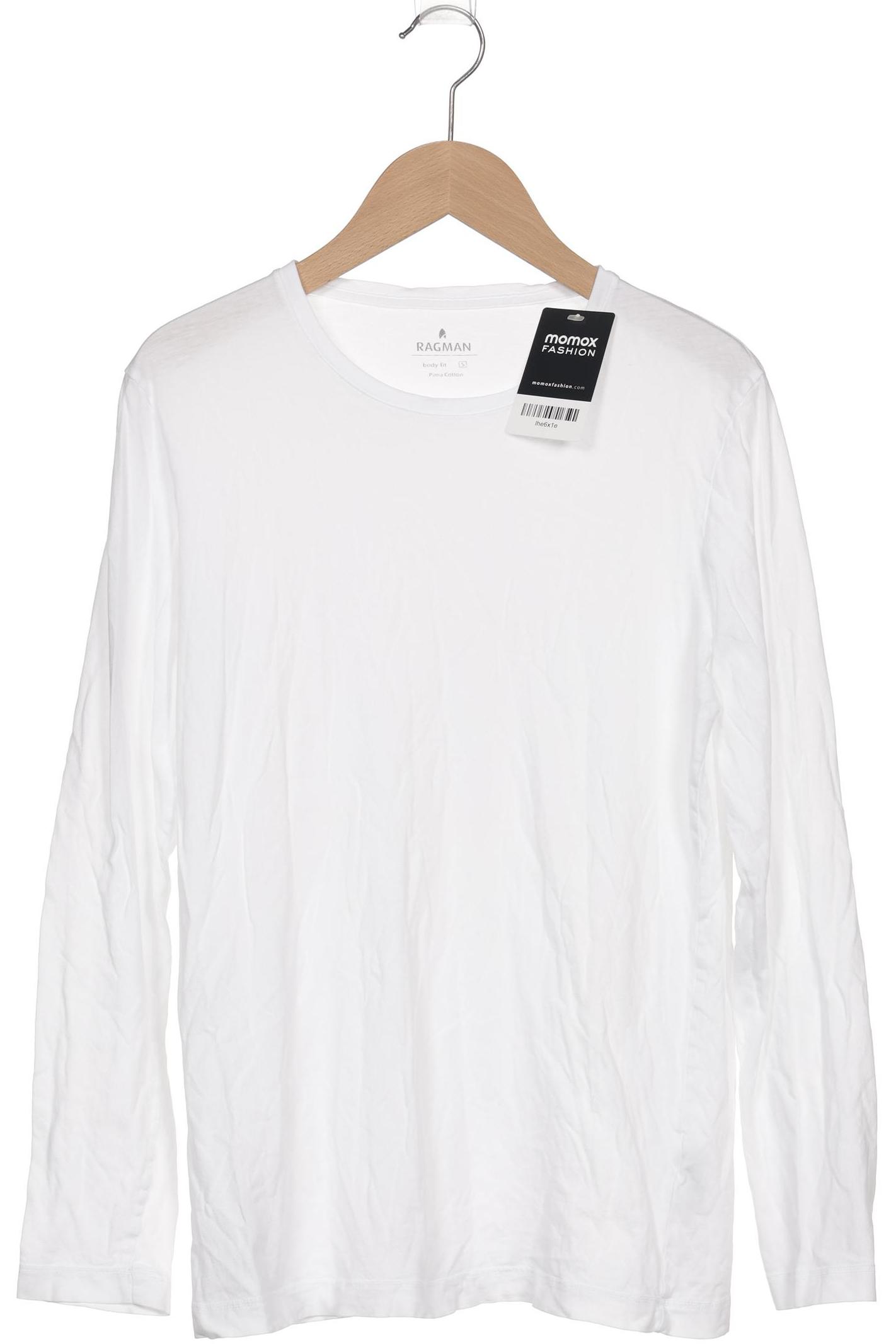 

ragman Herren Langarmshirt, weiß, Gr. 46