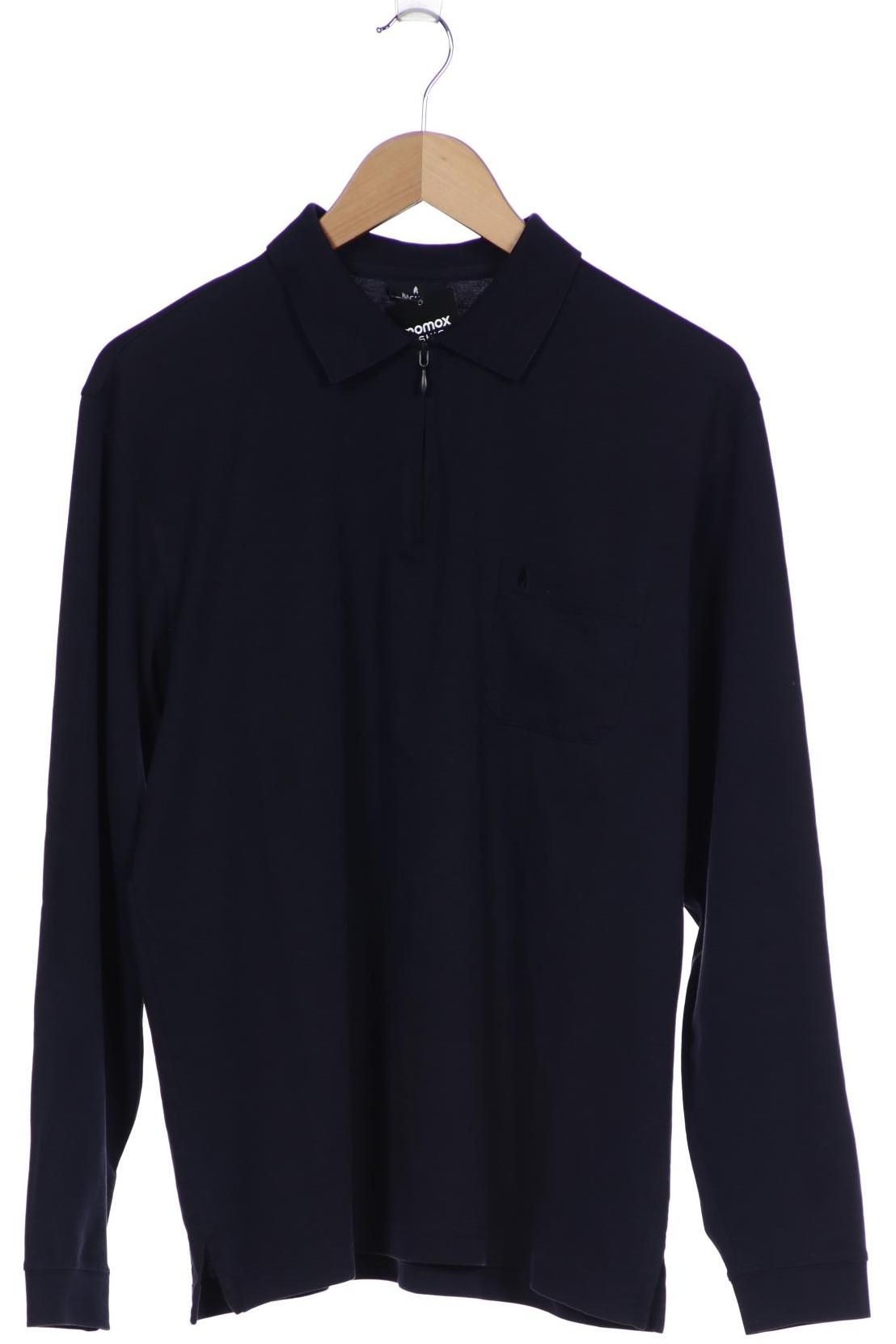 

ragman Herren Langarmshirt, marineblau