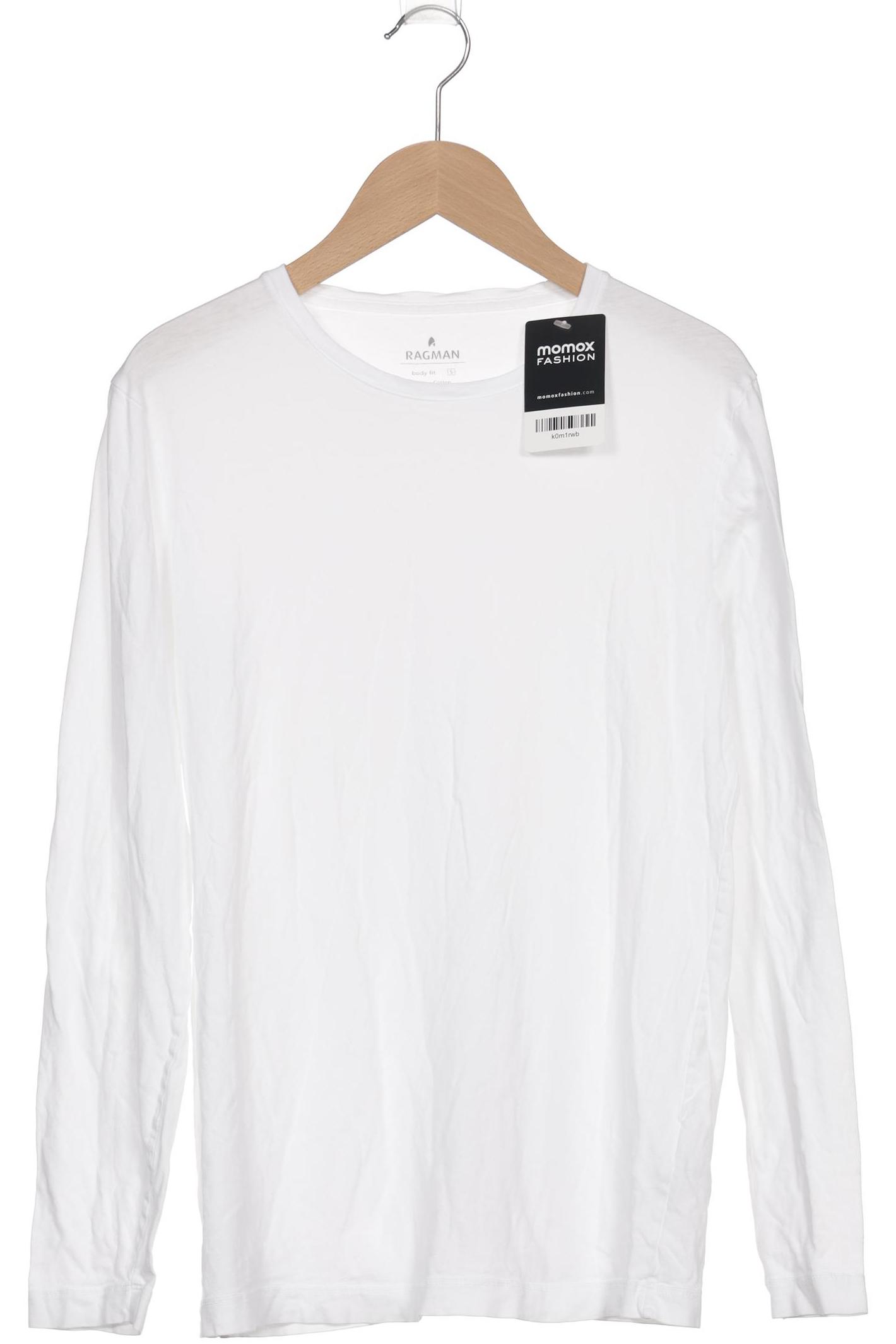 

ragman Herren Langarmshirt, weiß, Gr. 46