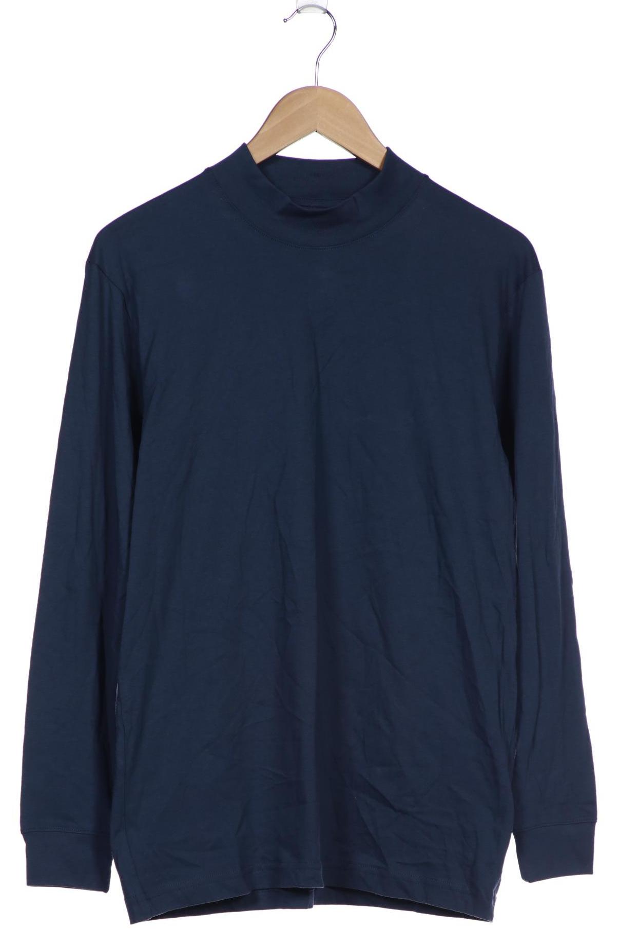 

ragman Herren Langarmshirt, marineblau