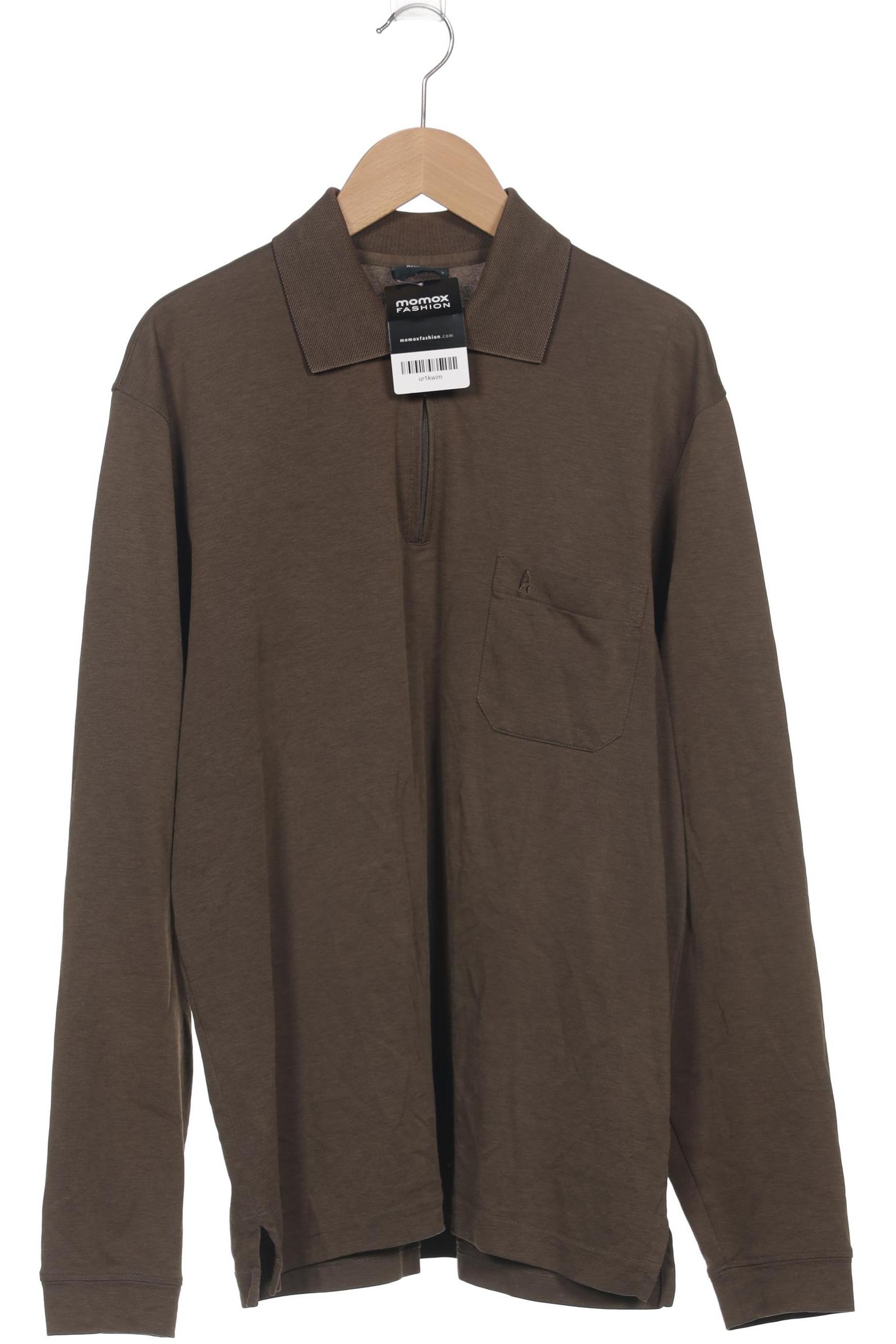 

ragman Herren Langarmshirt, grün, Gr. 48