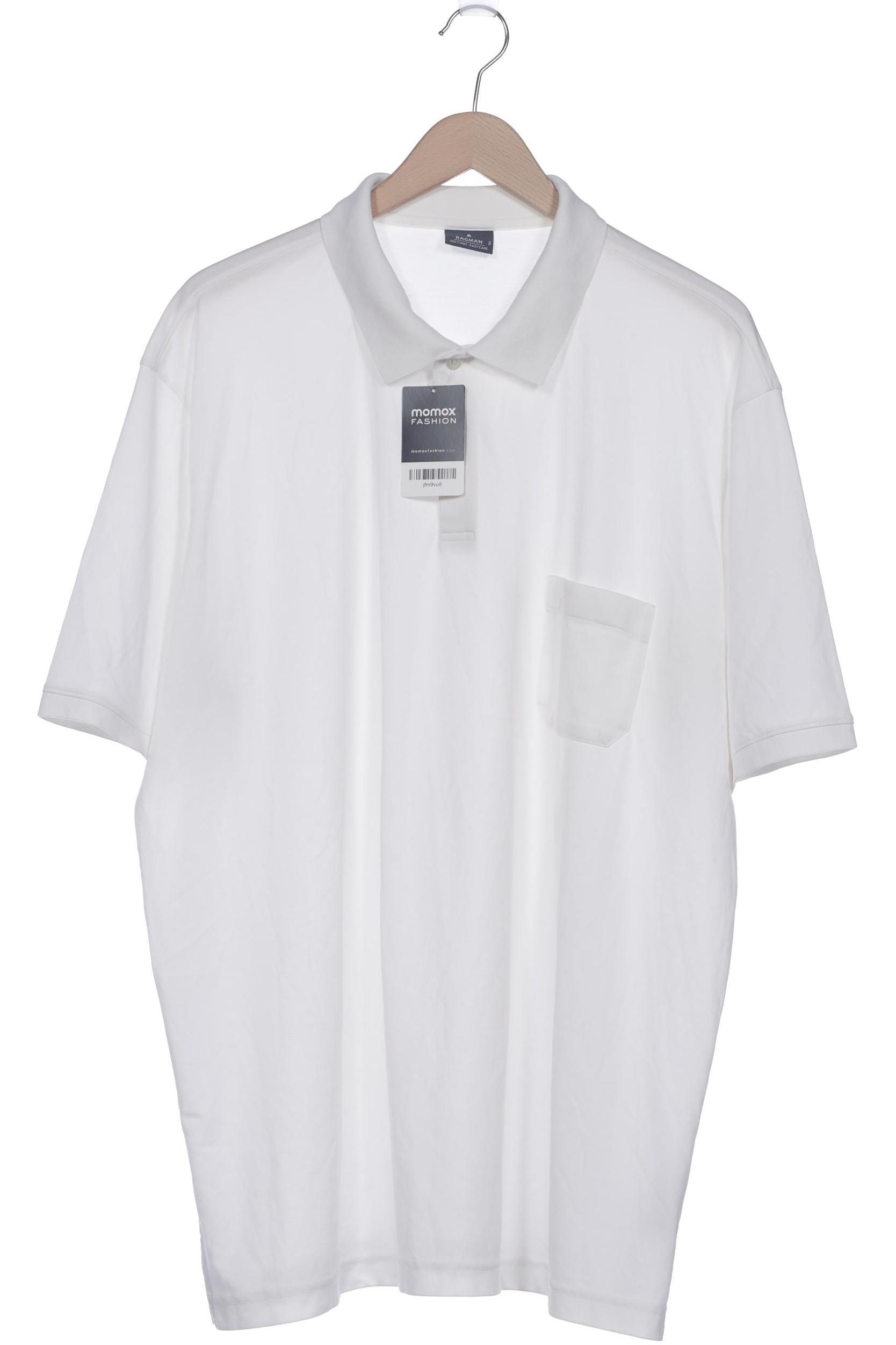 

ragman Herren Poloshirt, weiß