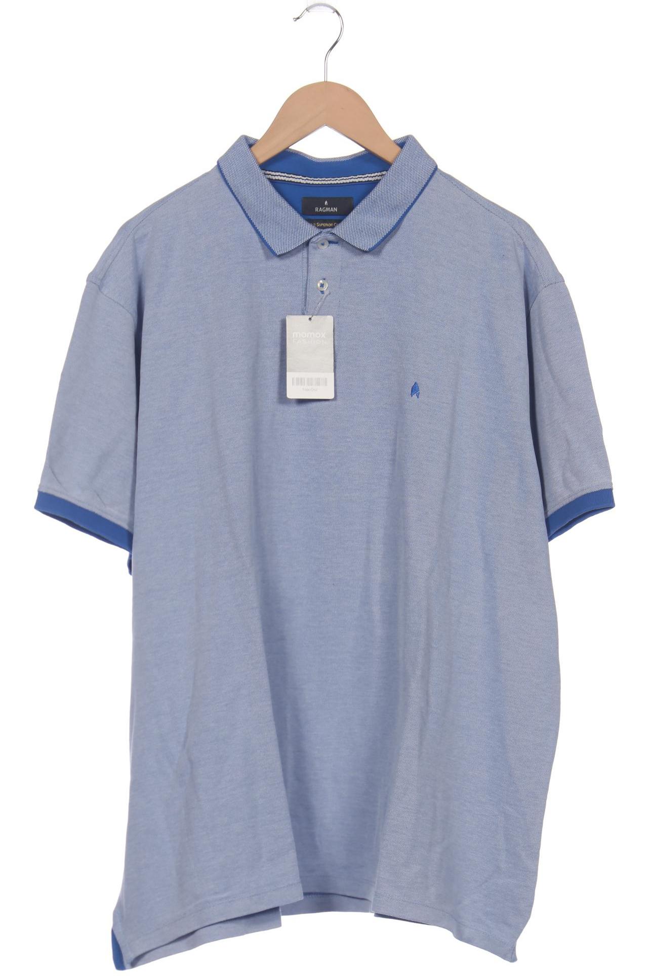 

ragman Herren Poloshirt, hellblau, Gr. 58