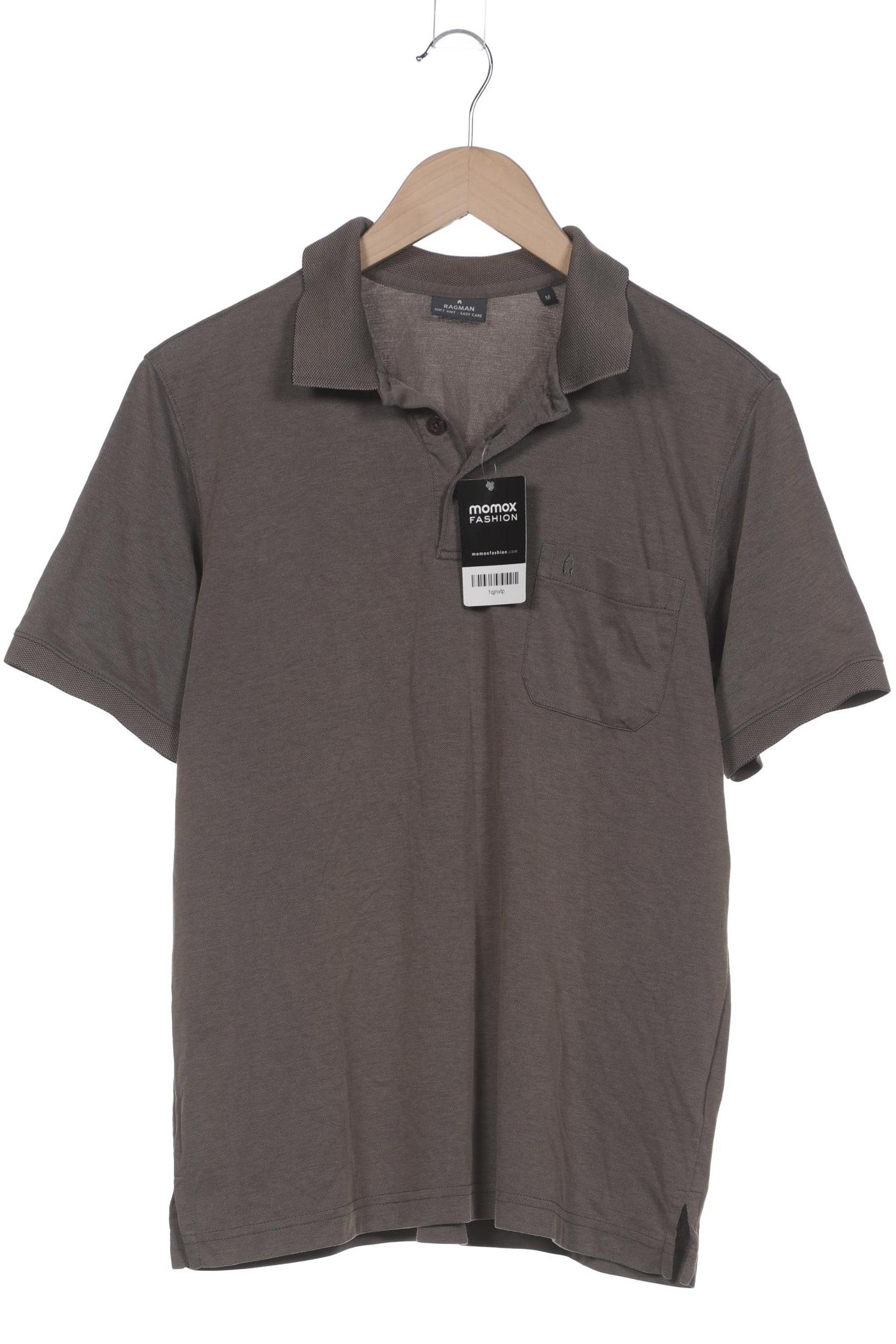 

ragman Herren Poloshirt, braun, Gr. 48