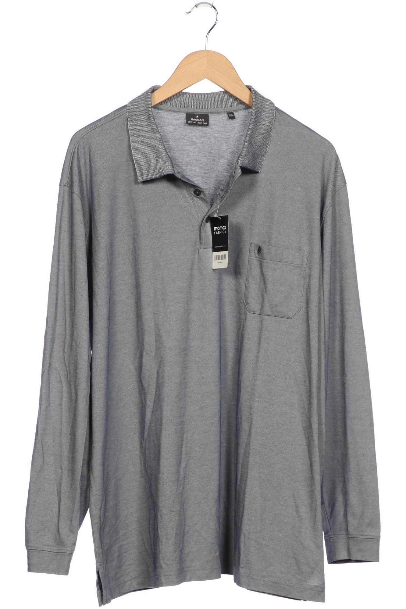 

ragman Herren Poloshirt, blau, Gr. 58
