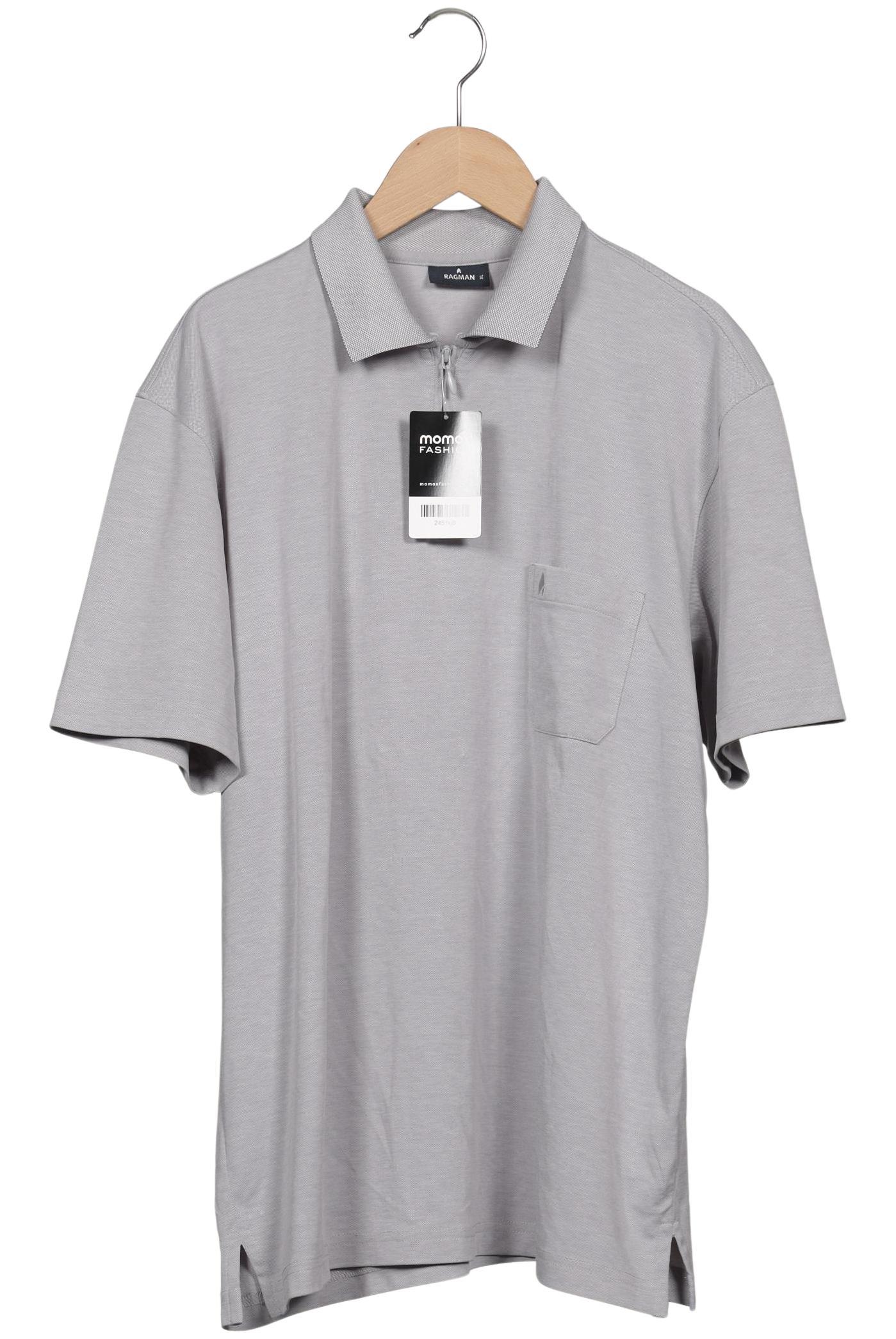 

ragman Herren Poloshirt, grau, Gr. 54