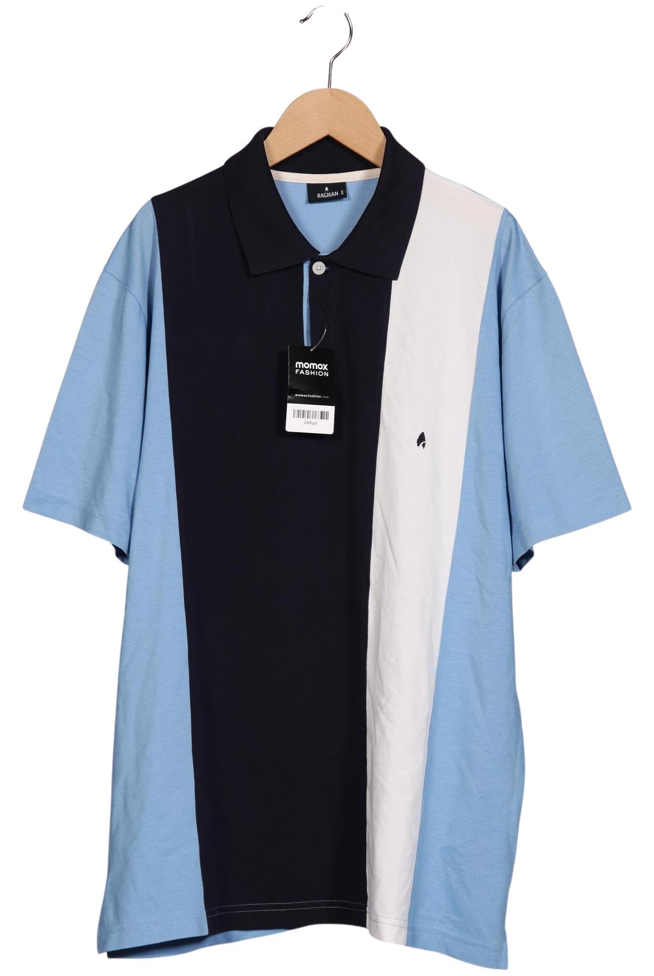 

ragman Herren Poloshirt, blau, Gr. 56