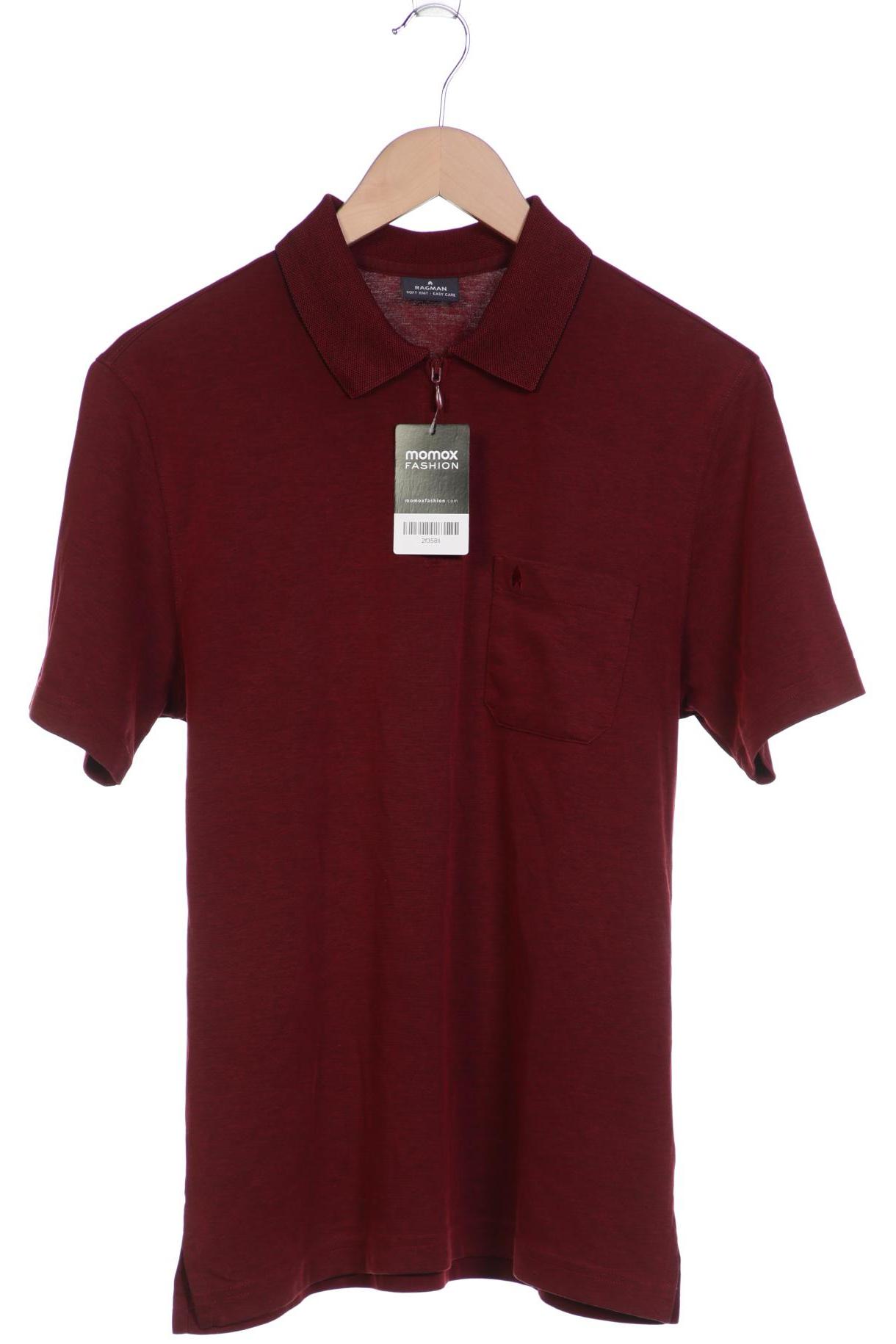 

ragman Herren Poloshirt, bordeaux