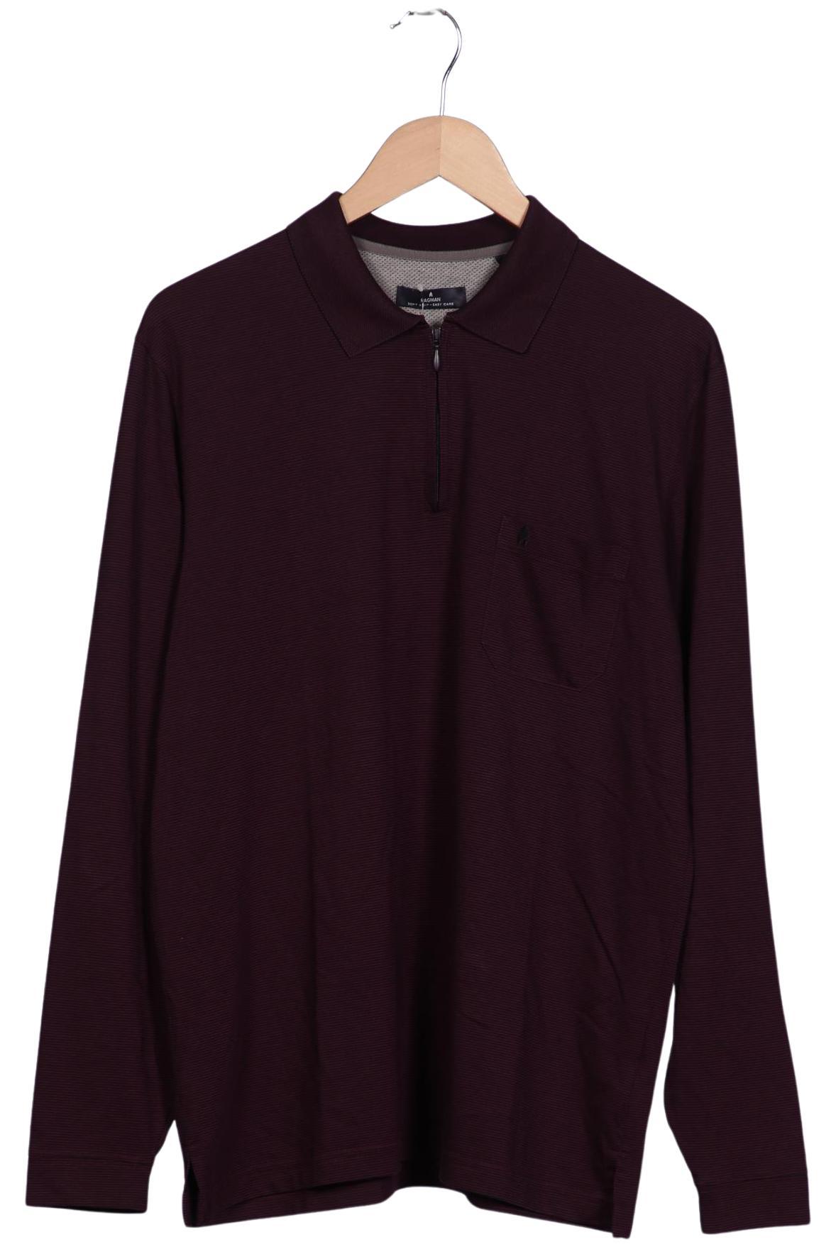 

ragman Herren Poloshirt, bordeaux, Gr. 52