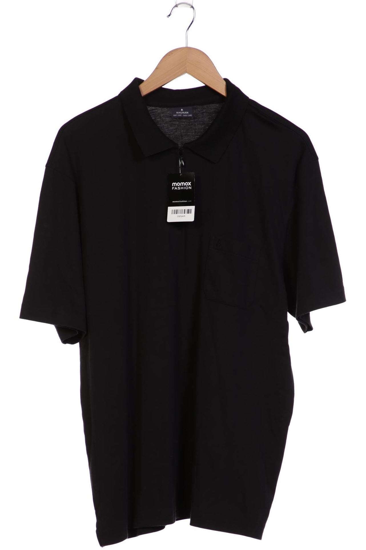 

ragman Herren Poloshirt, schwarz, Gr. 58