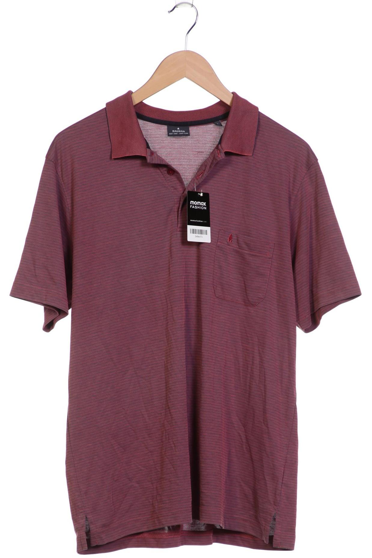 

ragman Herren Poloshirt, pink, Gr. 52