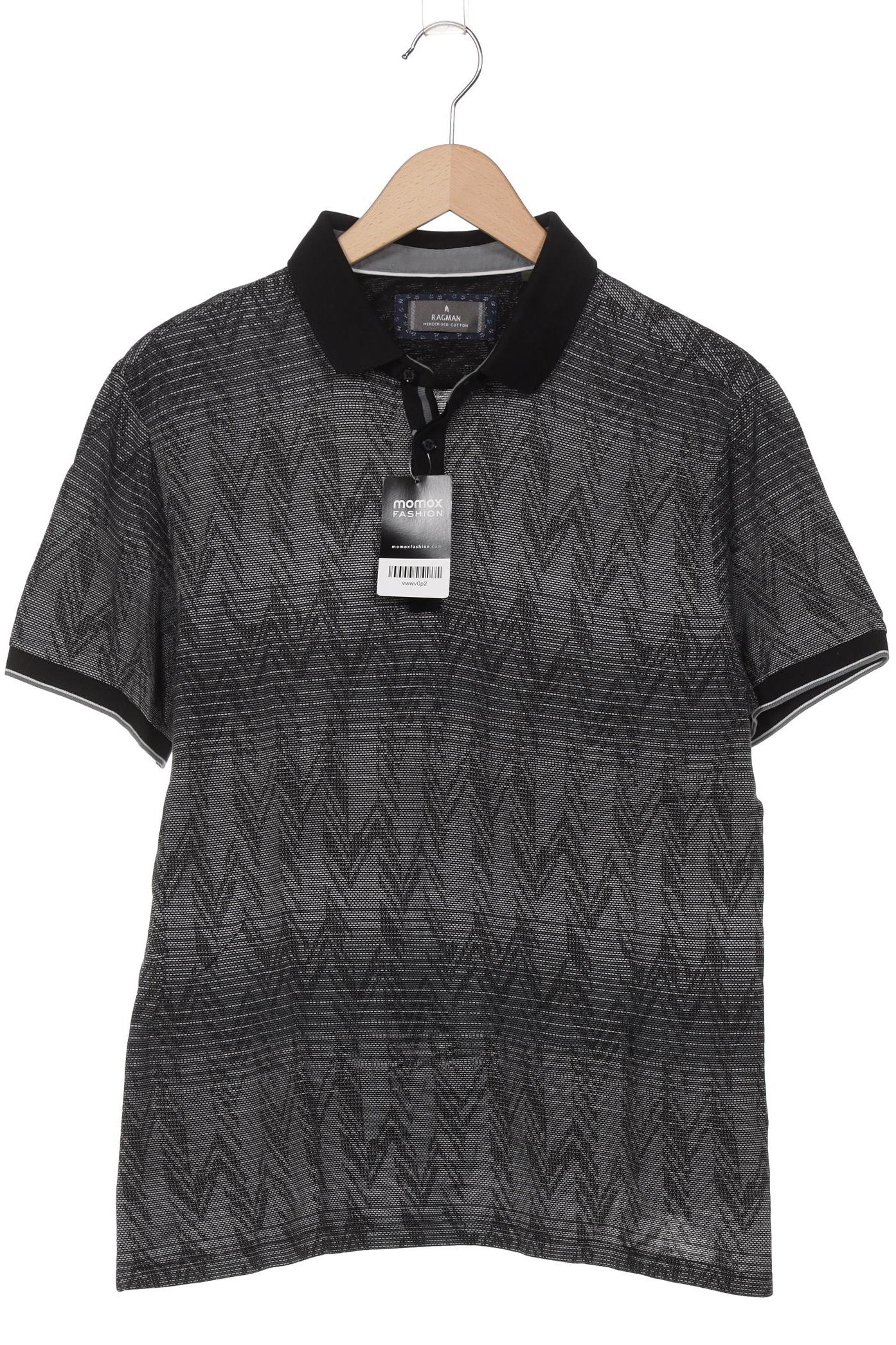 

ragman Herren Poloshirt, grau, Gr. 52