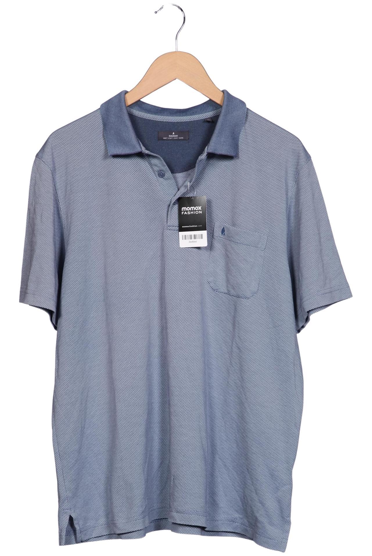 

ragman Herren Poloshirt, hellblau, Gr. 54