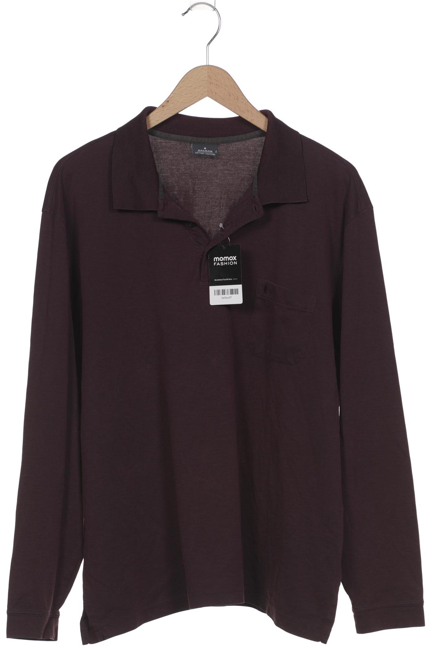 

ragman Herren Poloshirt, bordeaux, Gr. 56