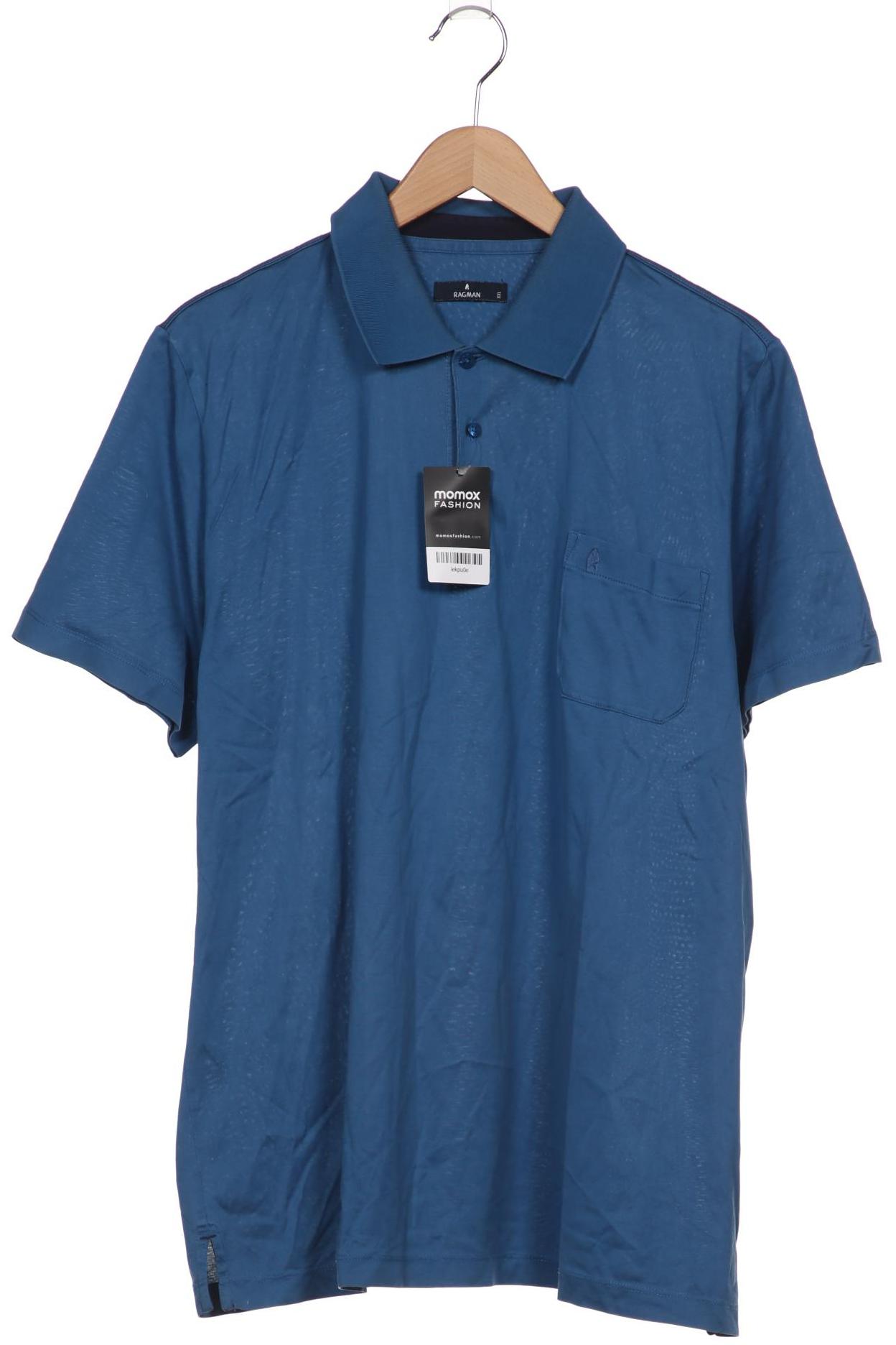 

ragman Herren Poloshirt, blau, Gr. 56