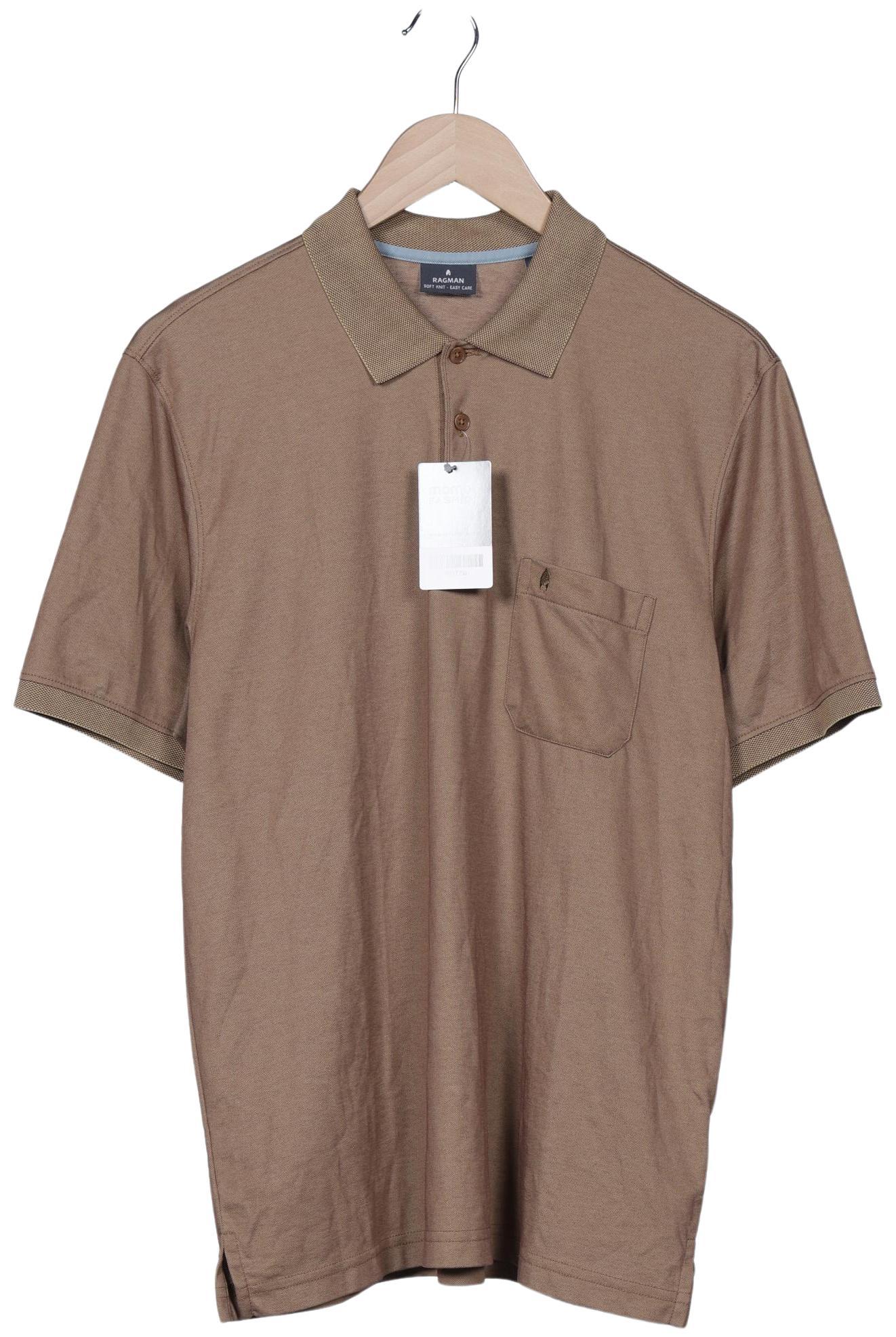 Thumbnail - ragman Herren Poloshirt, braun, Gr. 48