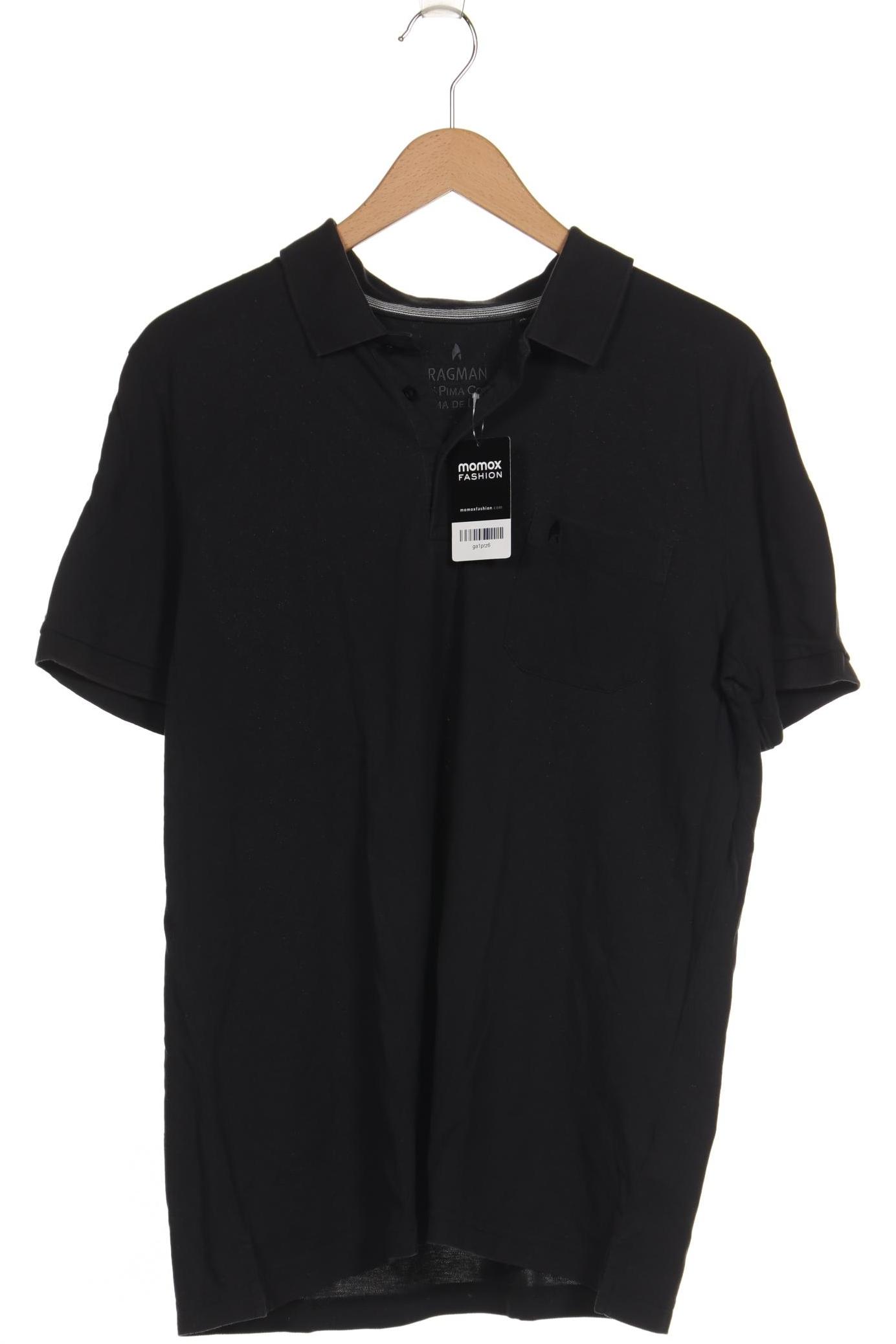 

ragman Herren Poloshirt, schwarz, Gr. 54