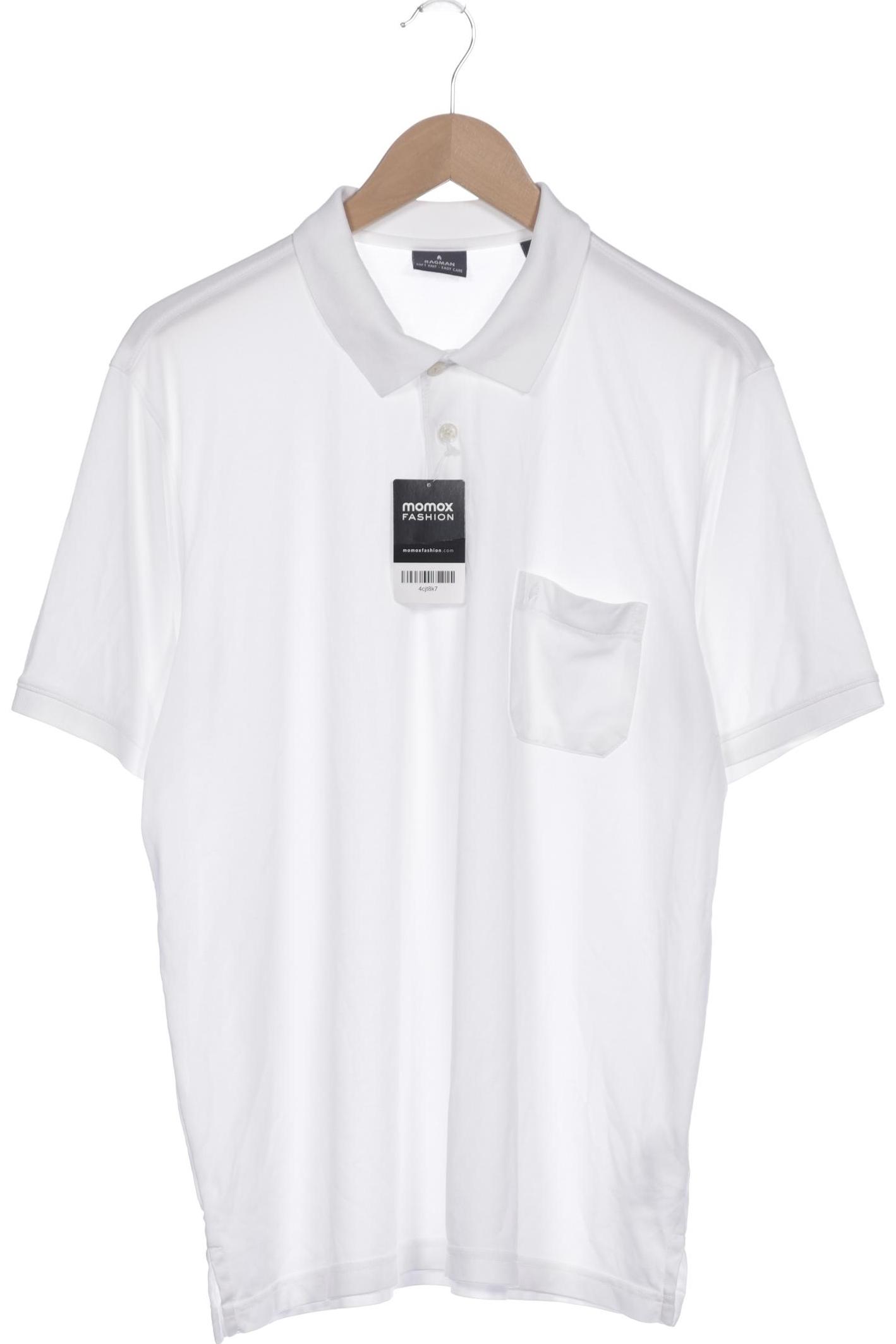 

ragman Herren Poloshirt, weiß, Gr. 52