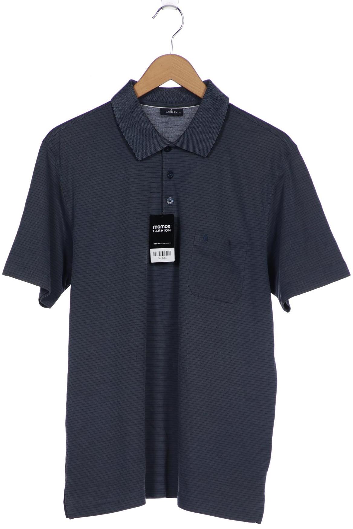 

ragman Herren Poloshirt, marineblau