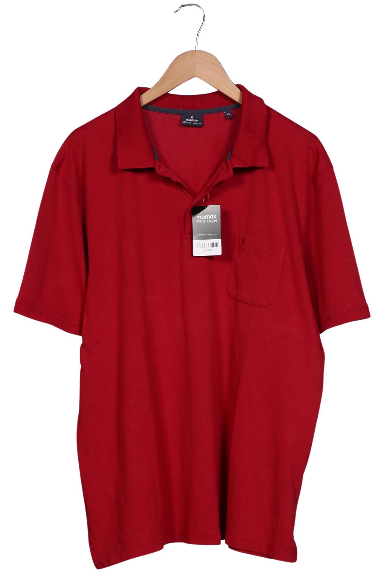 

ragman Herren Poloshirt, rot, Gr. 56