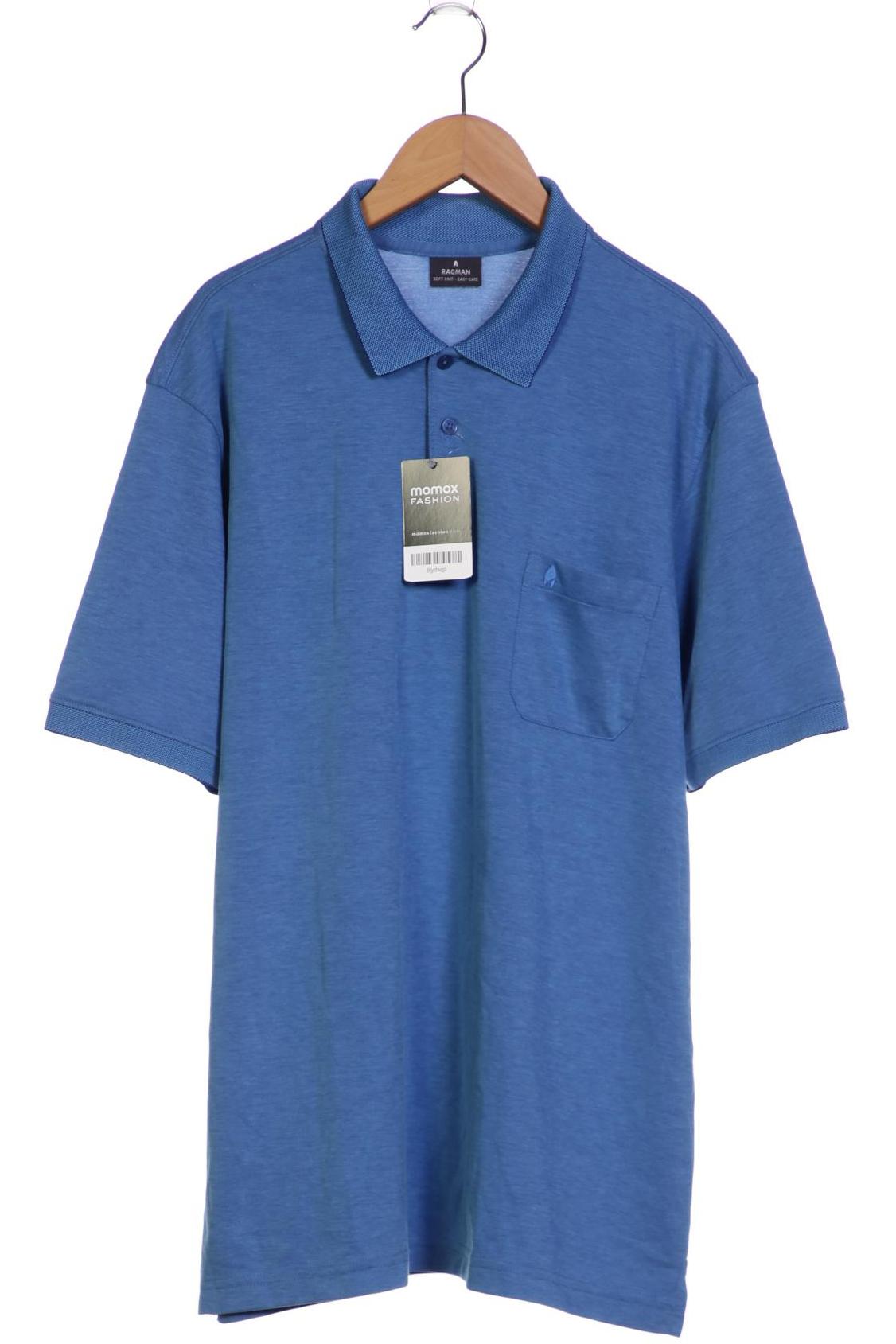 

ragman Herren Poloshirt, blau