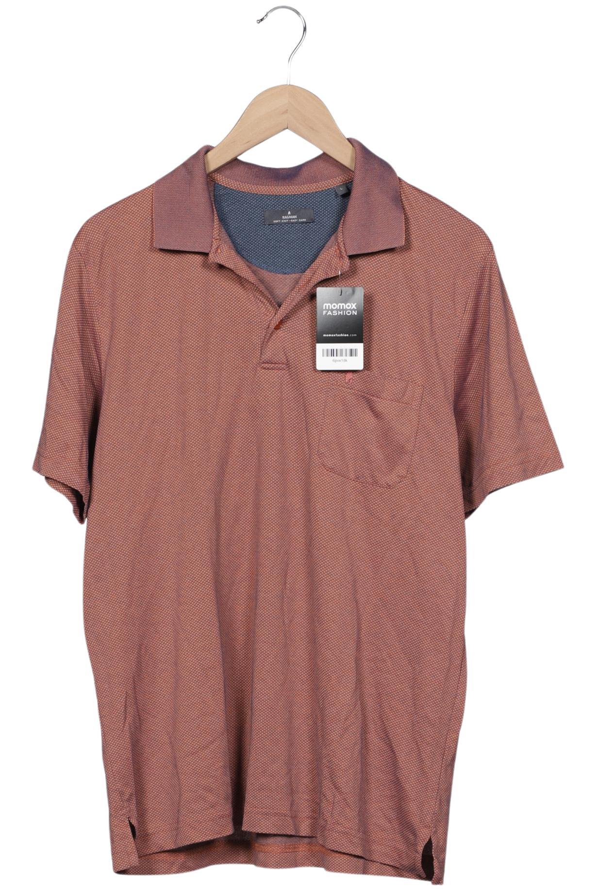 

ragman Herren Poloshirt, braun, Gr. 52