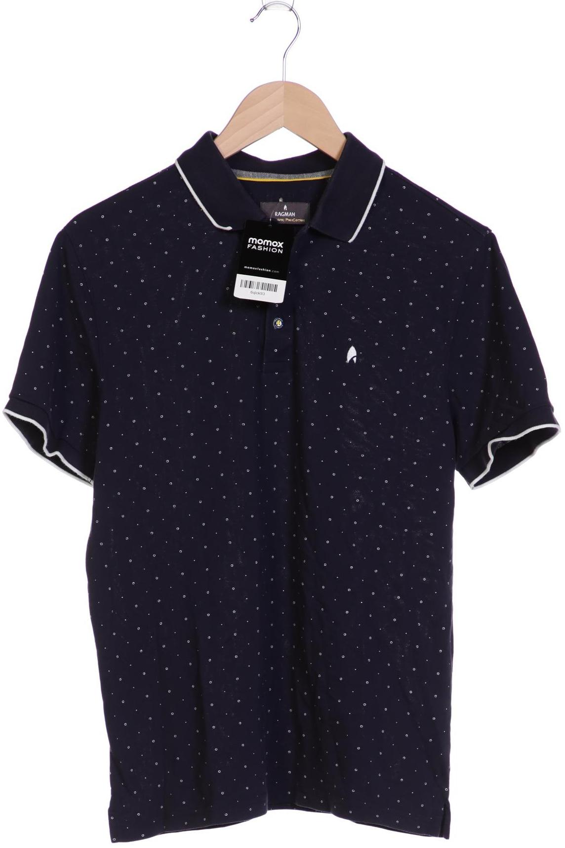 

ragman Herren Poloshirt, marineblau