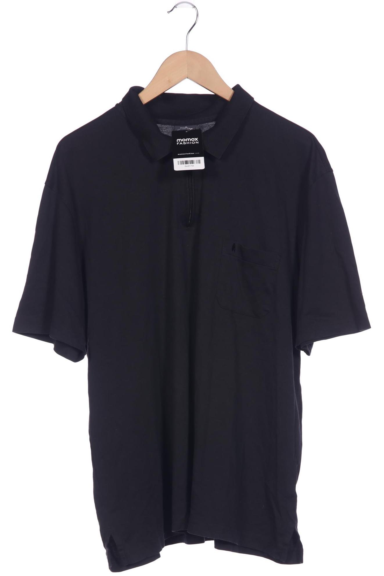 

ragman Herren Poloshirt, schwarz, Gr. 56