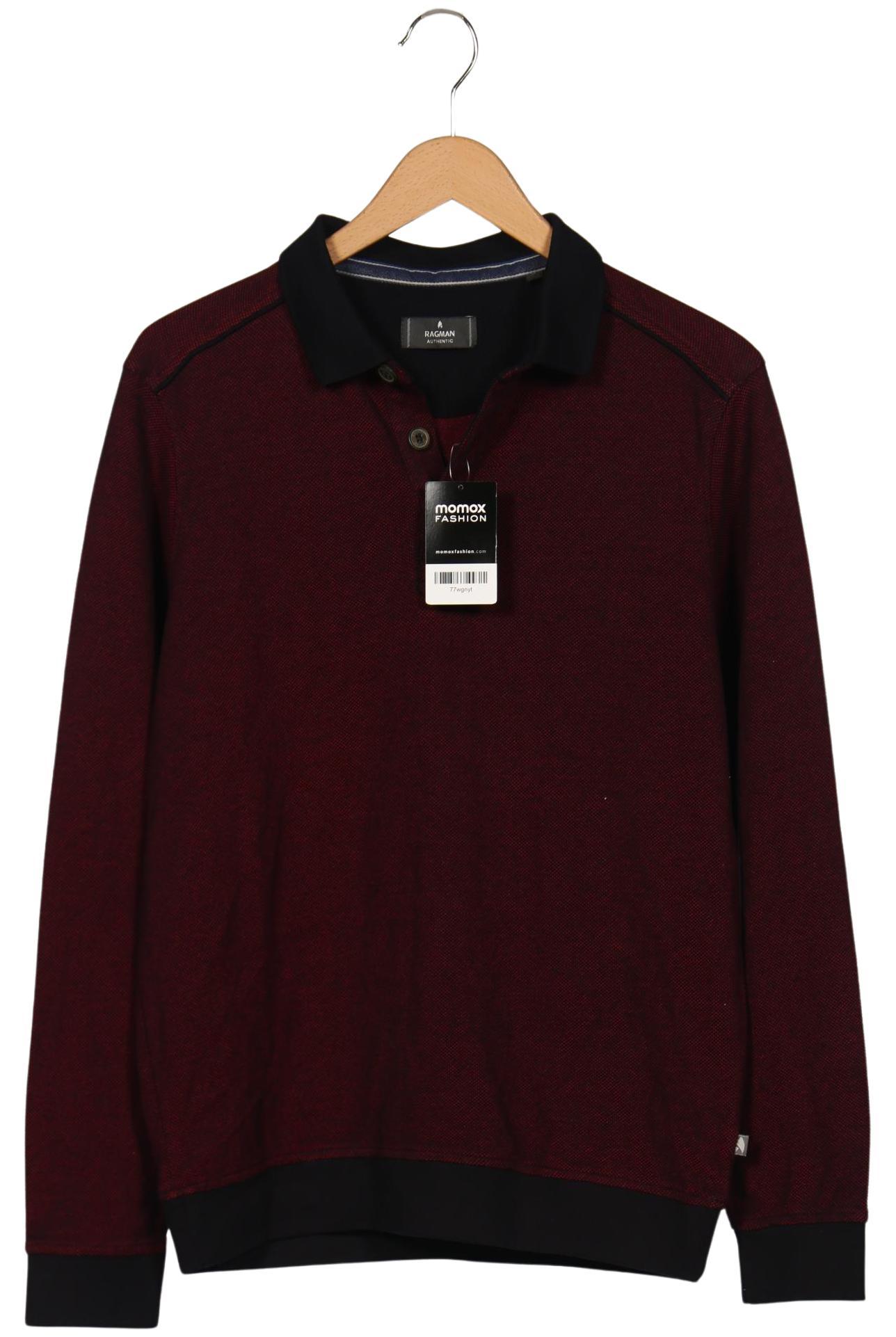 

ragman Herren Poloshirt, bordeaux, Gr. 48