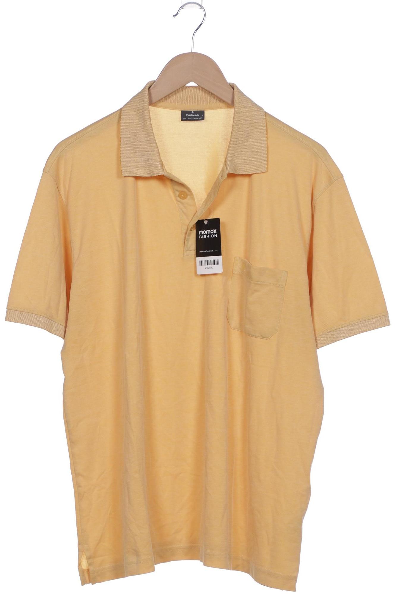 

ragman Herren Poloshirt, gelb, Gr. 54