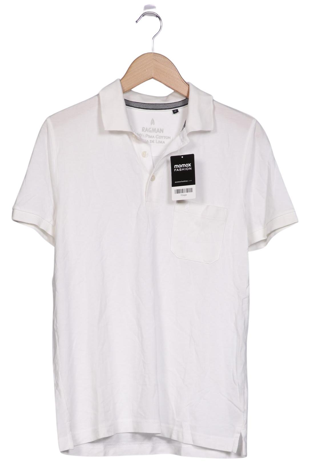 

ragman Herren Poloshirt, weiß, Gr. 48