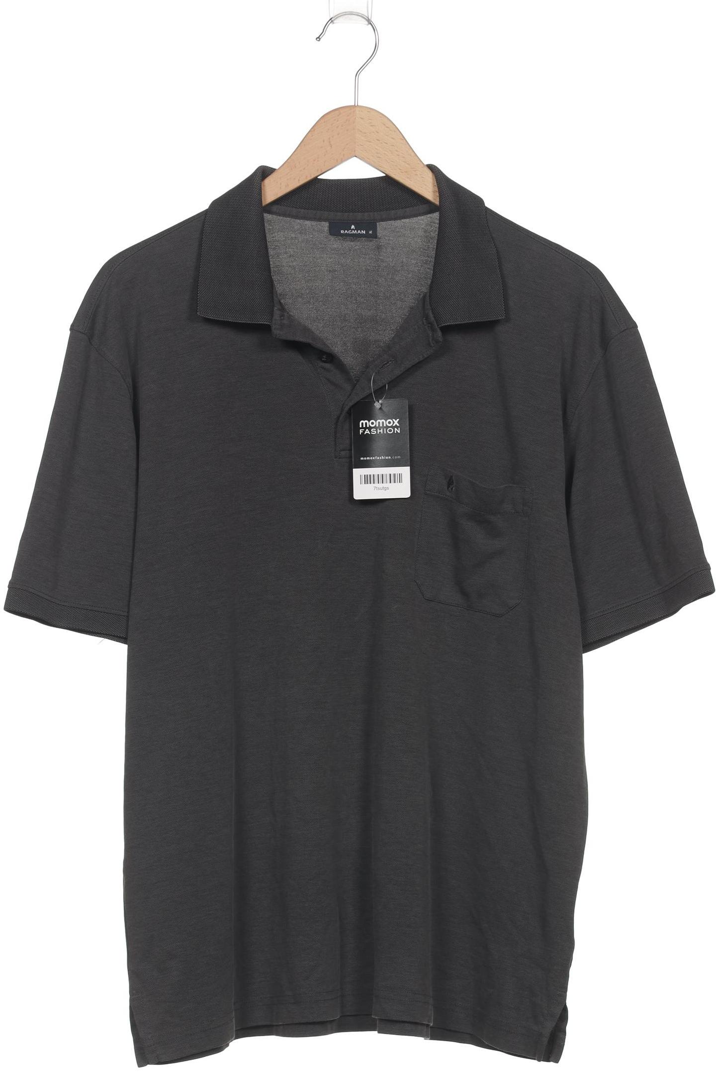 

ragman Herren Poloshirt, grau, Gr. 54