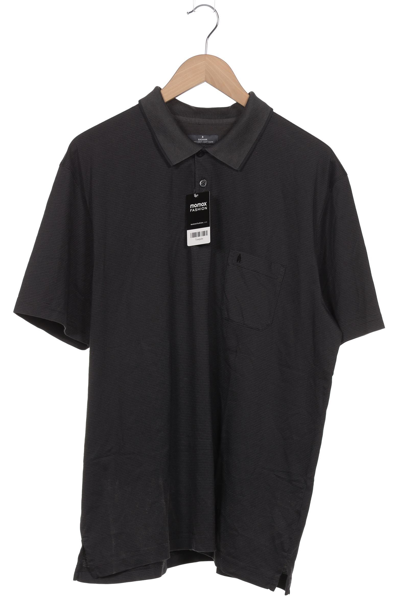 

ragman Herren Poloshirt, schwarz, Gr. 56