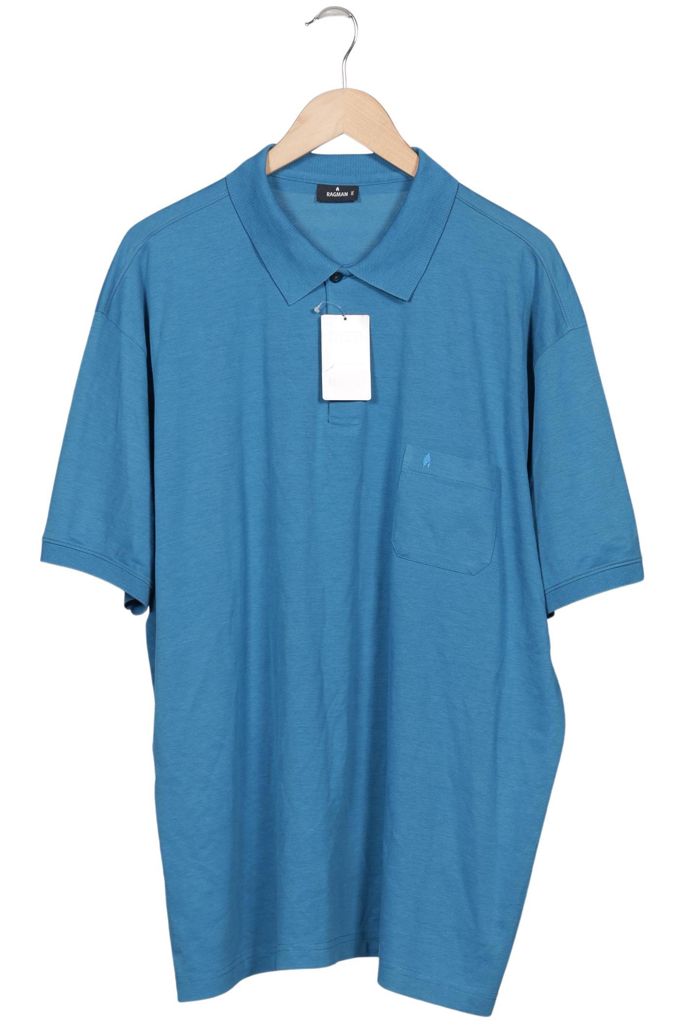 

ragman Herren Poloshirt, blau, Gr. 58