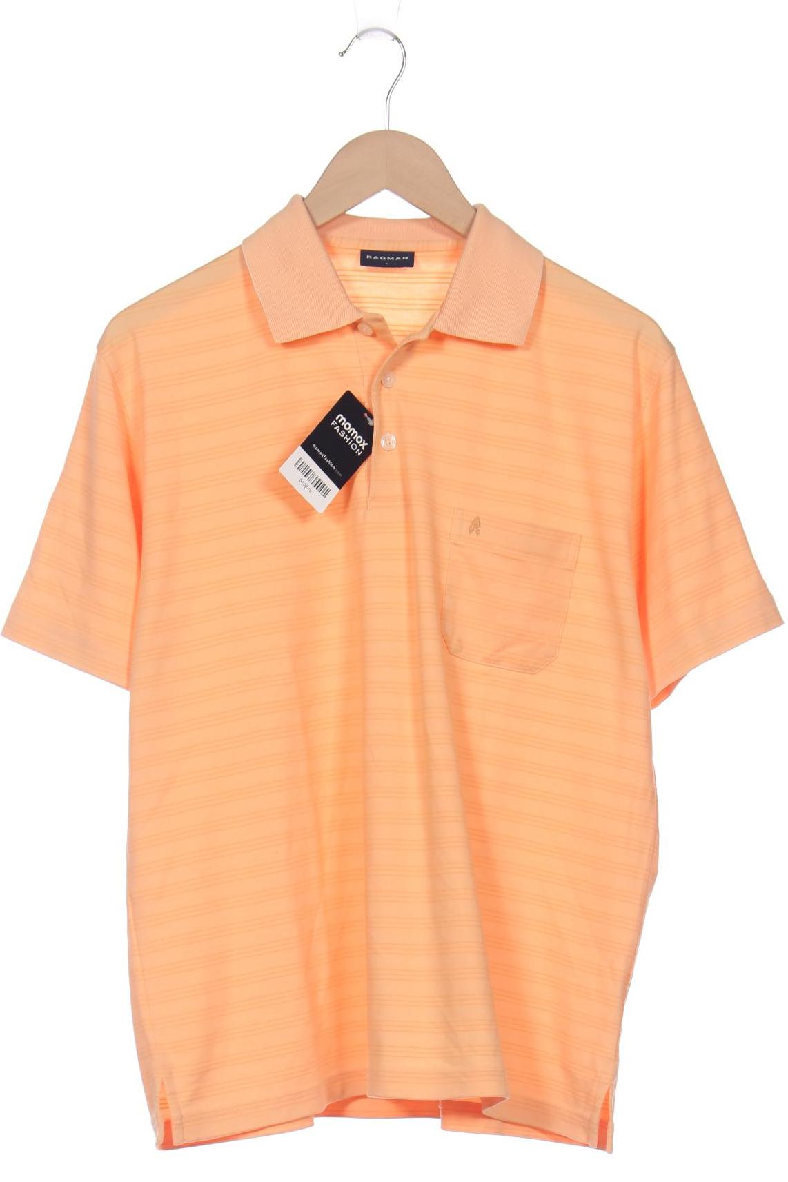 

ragman Herren Poloshirt, orange, Gr. 52