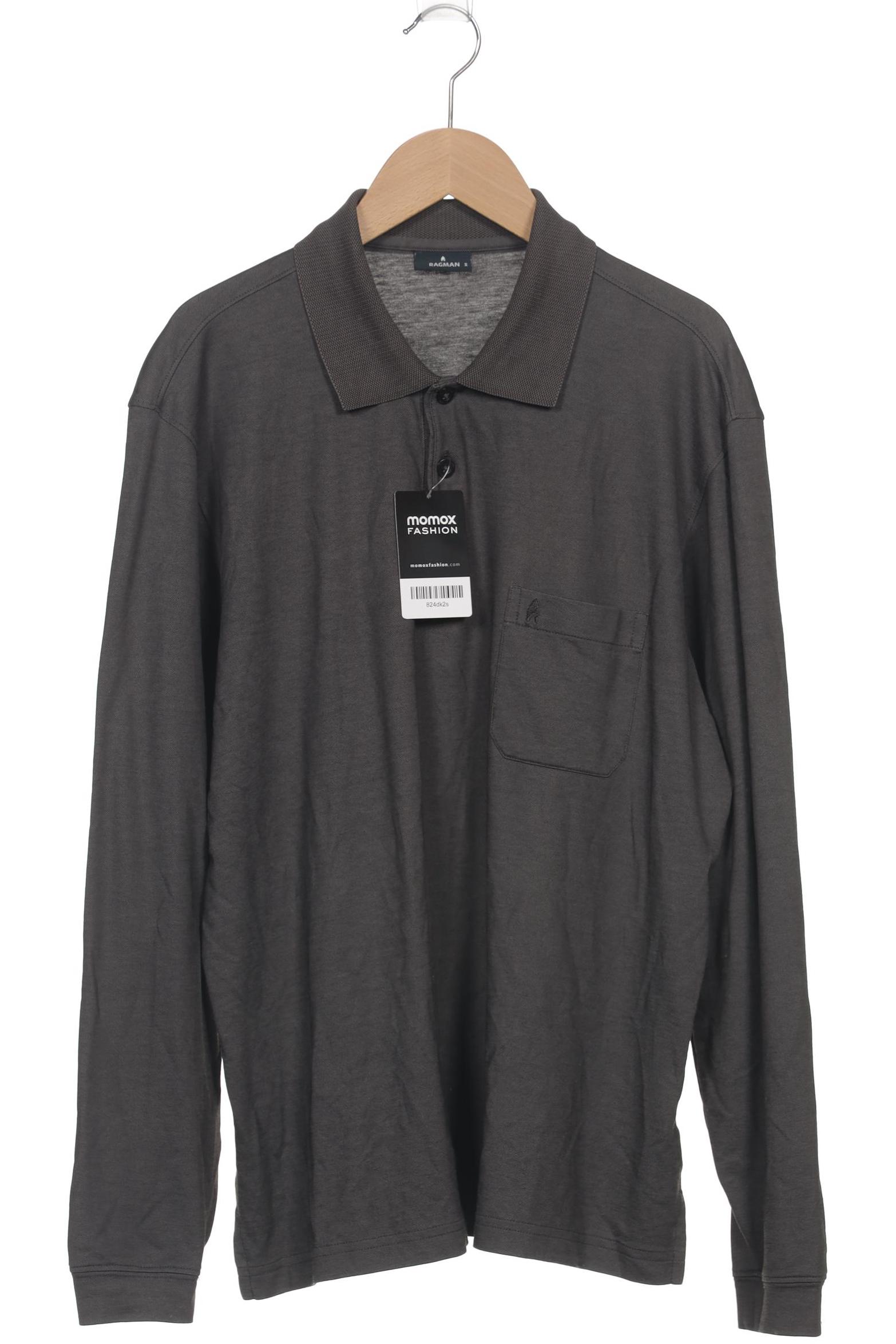 

ragman Herren Poloshirt, grau, Gr. 48